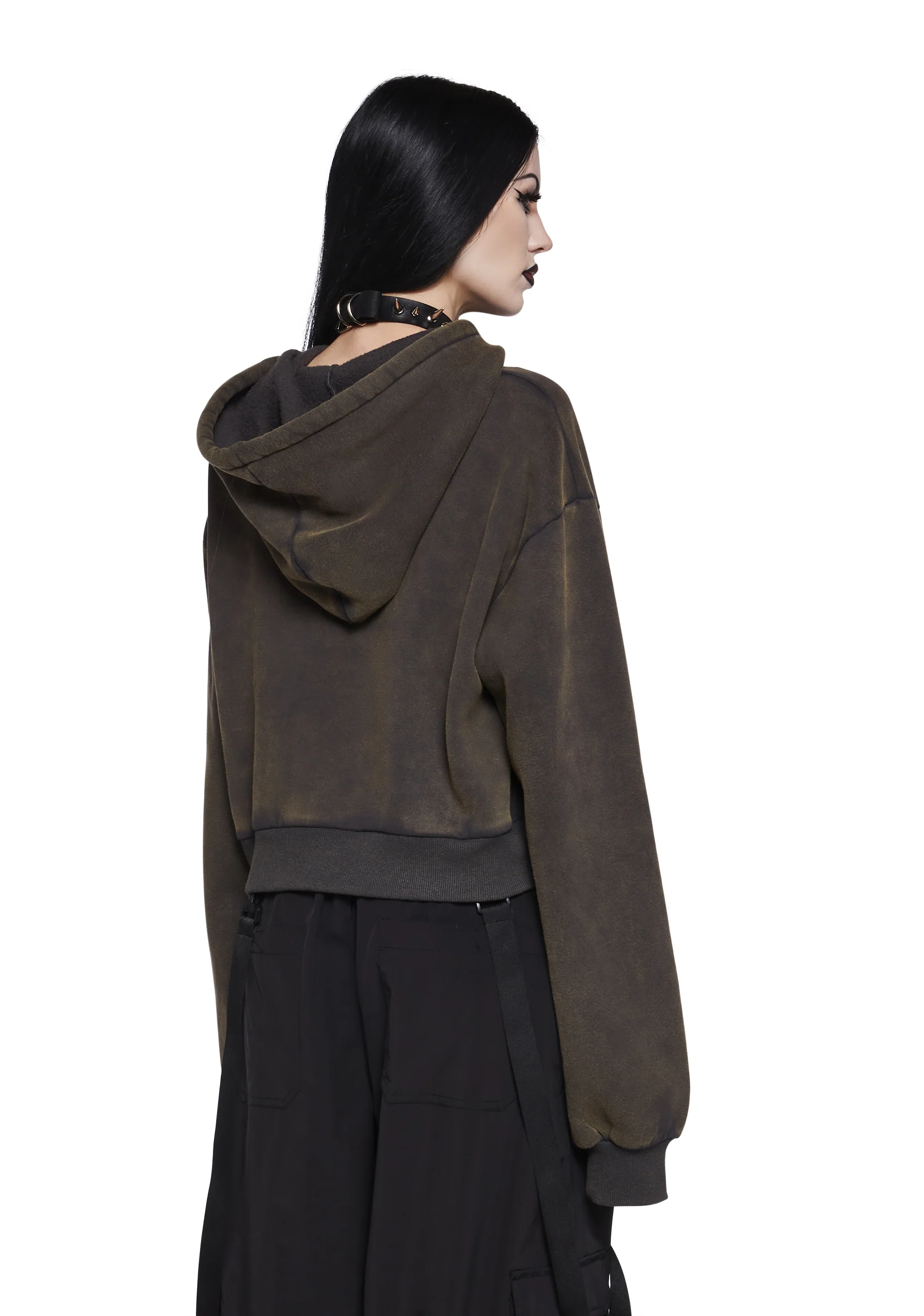 Reaper’s Mark Cropped Hoodie - Image 4