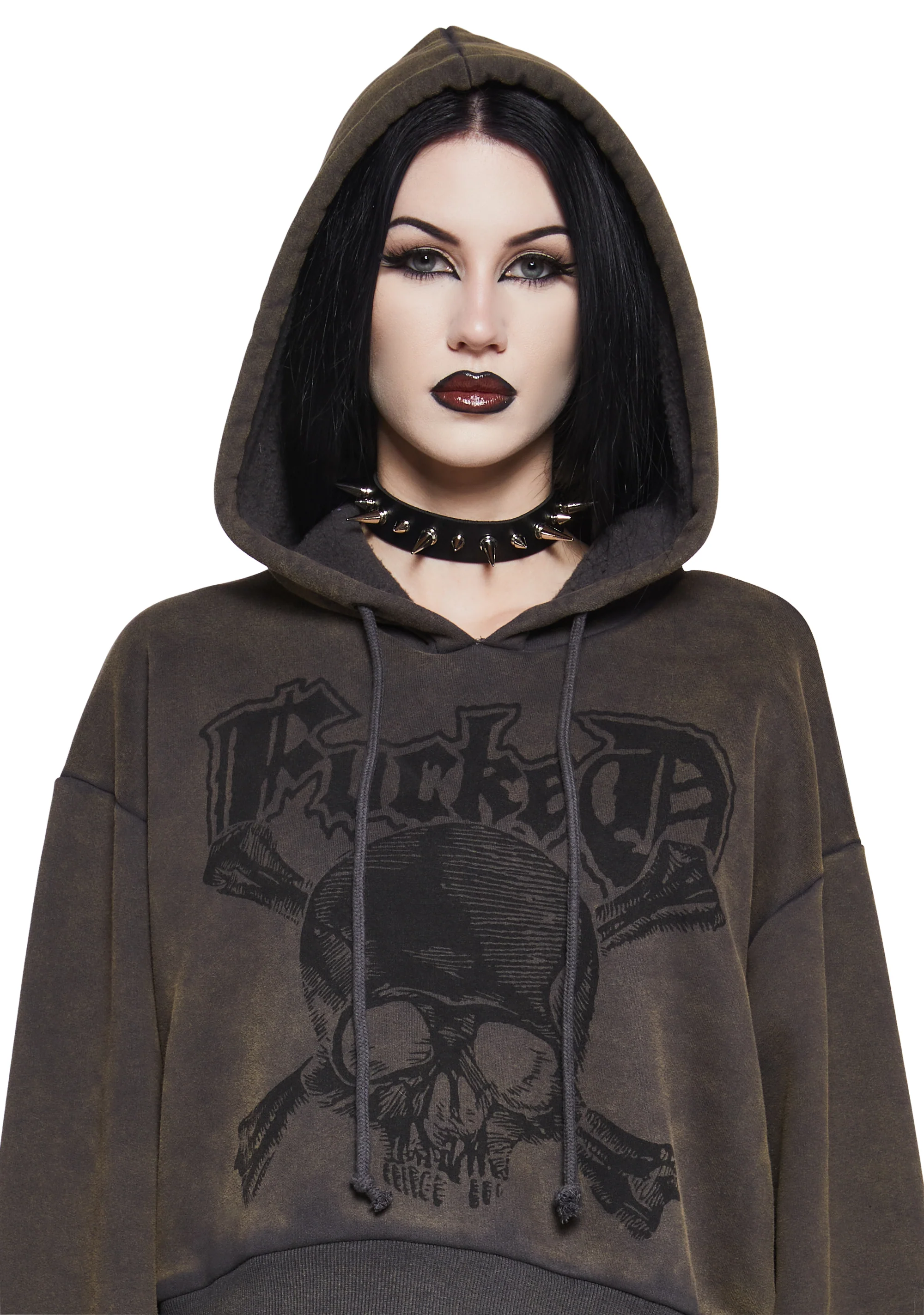 Reaper’s Mark Cropped Hoodie - Image 5