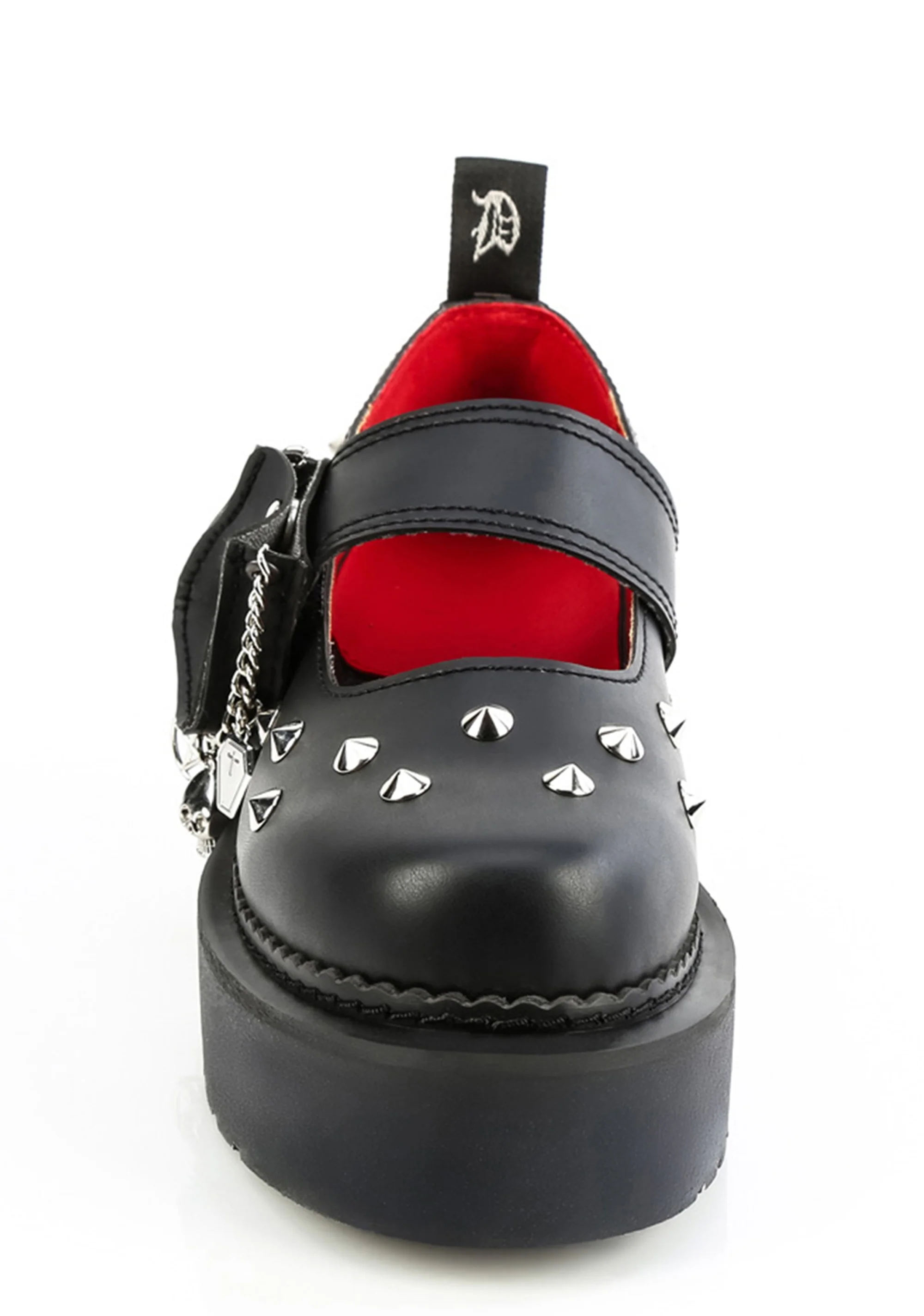 Rebel-01 Platform Studded Mary Janes - Image 2