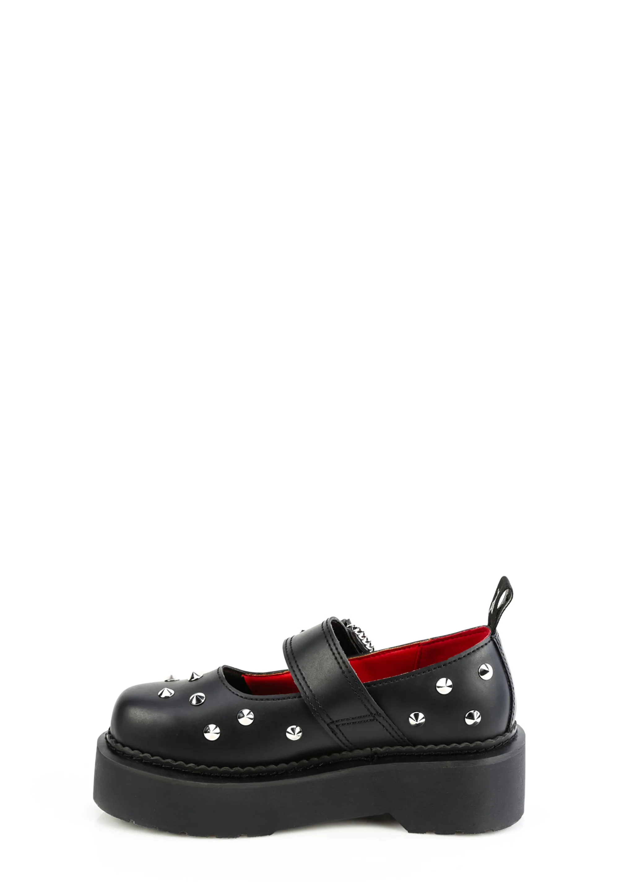 Rebel-01 Platform Studded Mary Janes - Image 3