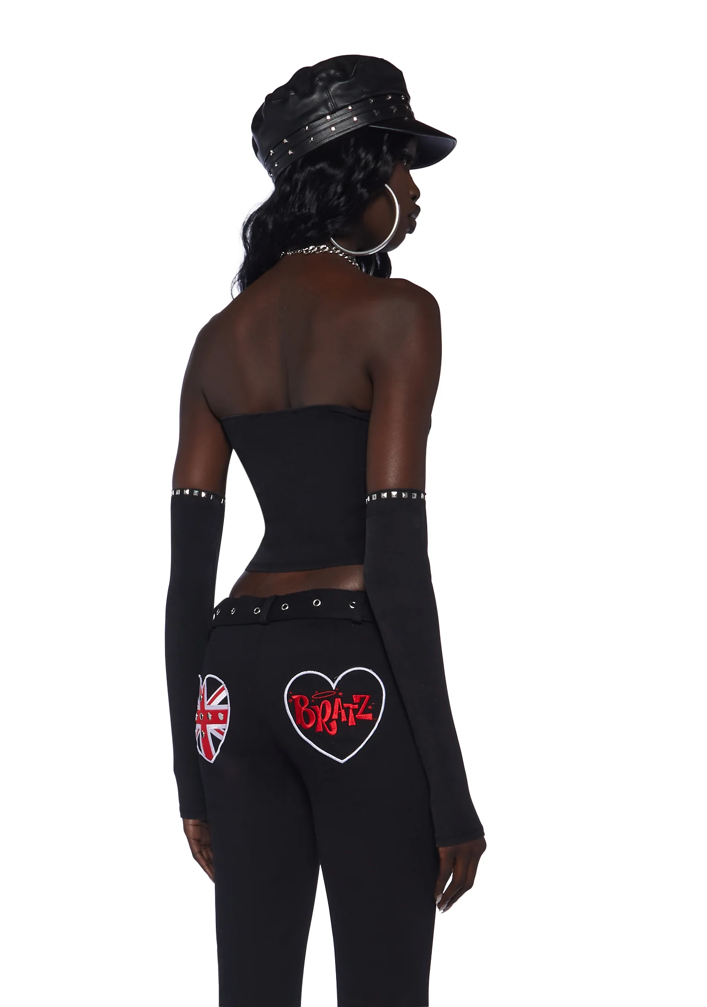 Rebel Bling Tube Top And Glove Set - Image 4