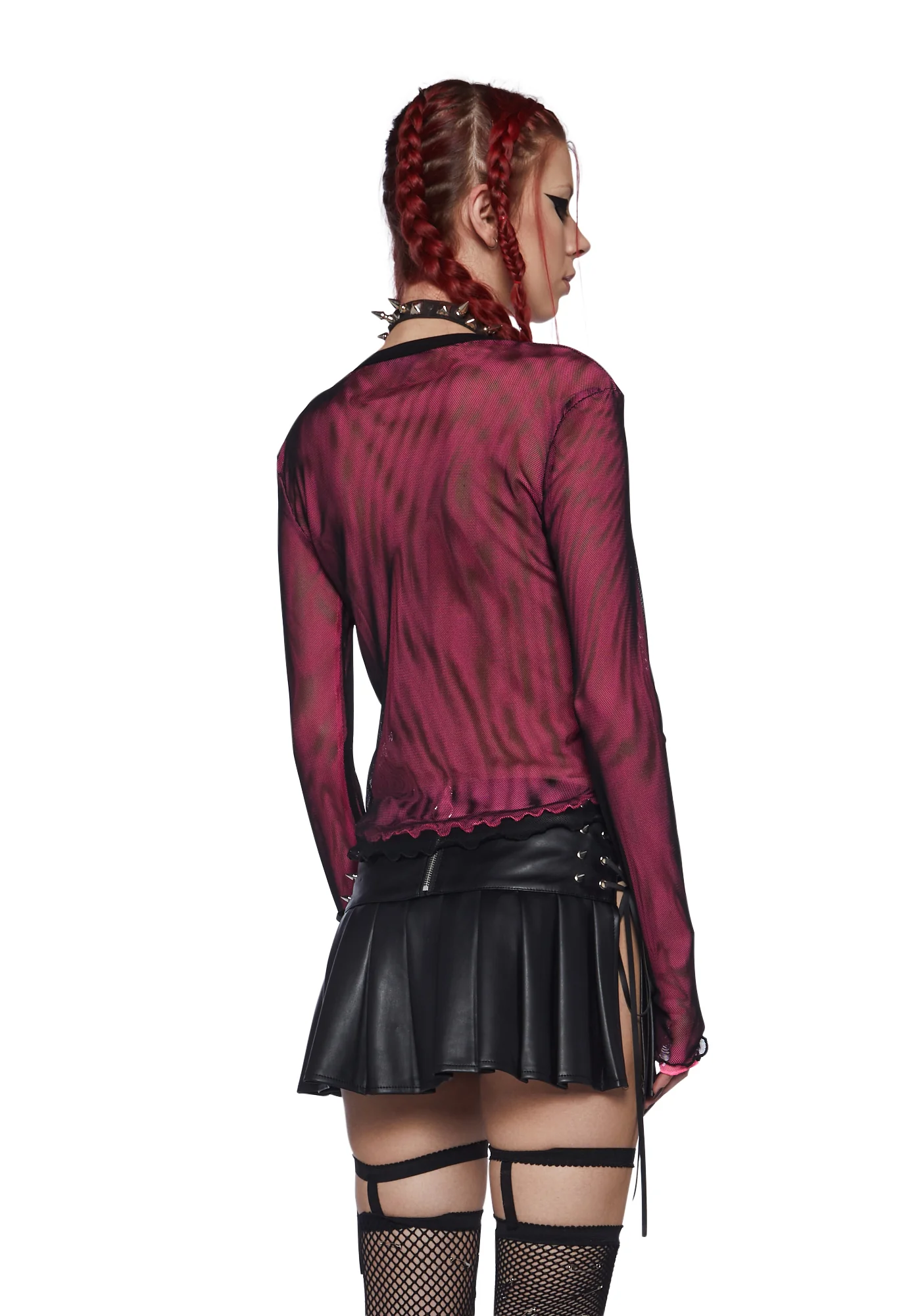 Rebel Calling Long Sleeve Top - Pink - Image 4