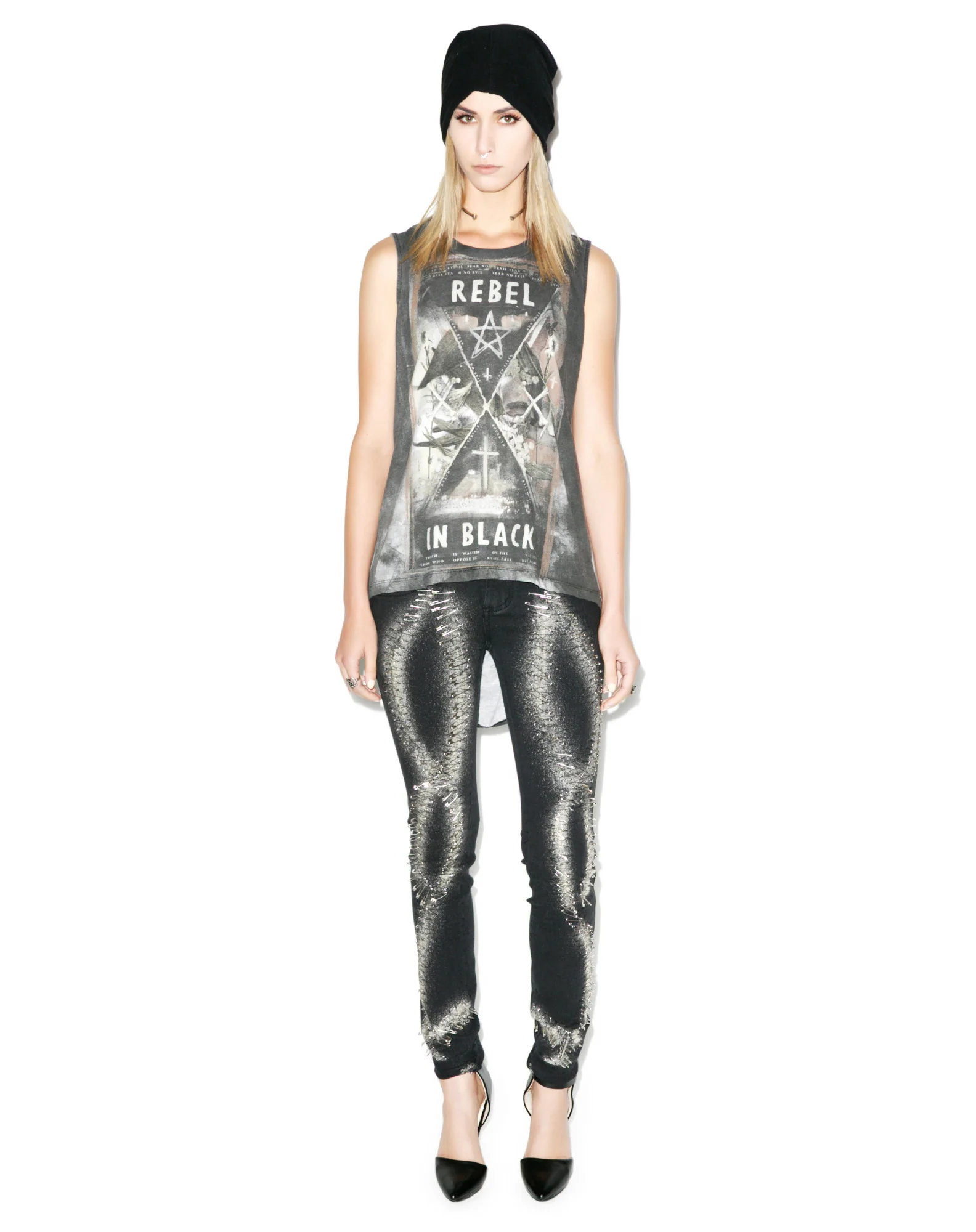 Rebel In Black Top - Image 2