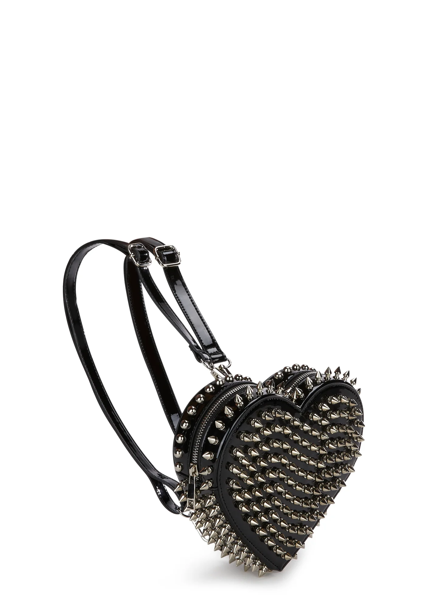 Reckless Devotion Studded Backpack - Black - Image 3