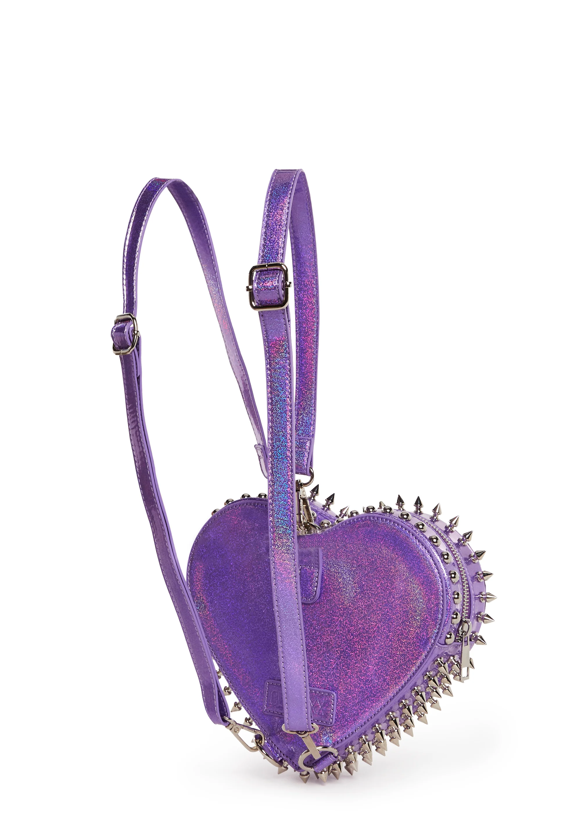 Reckless Devotion Studded Backpack - Purple - Image 4