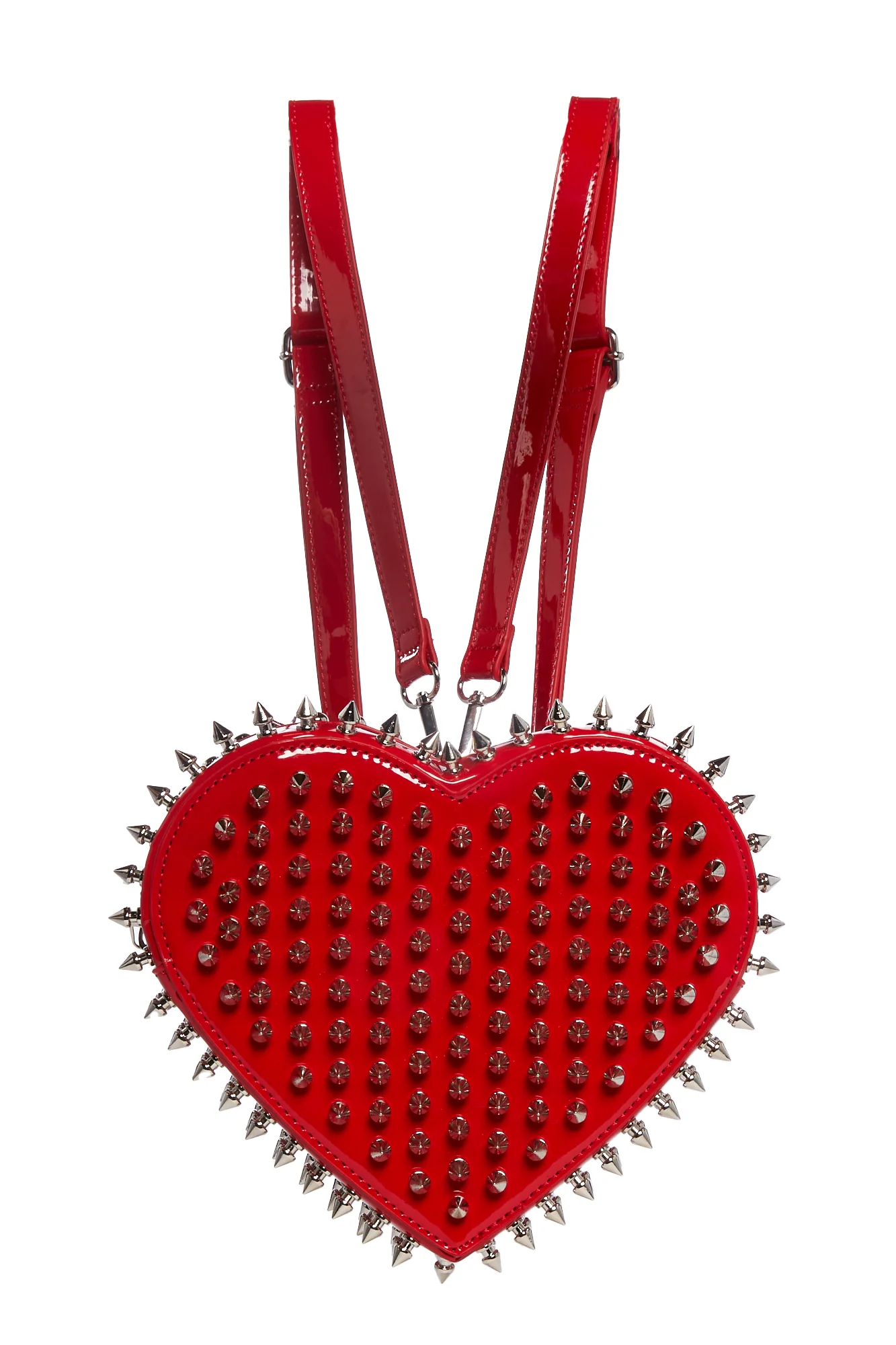 Reckless Devotion Studded Backpack - Red - Image 2