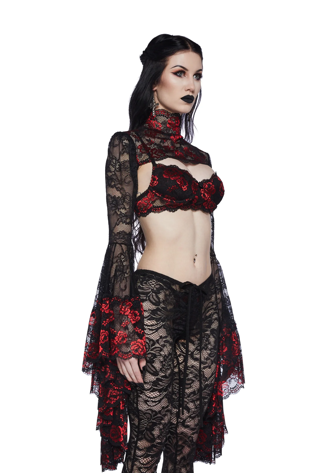 Gothic Fires Lace Shrug - Image 3