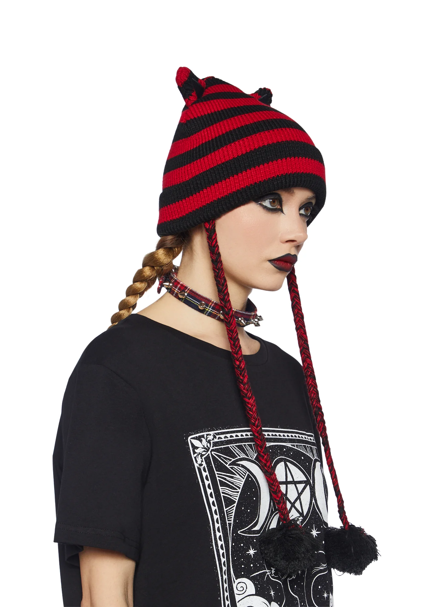 Cat Be Serious Knit Beanie - Image 2