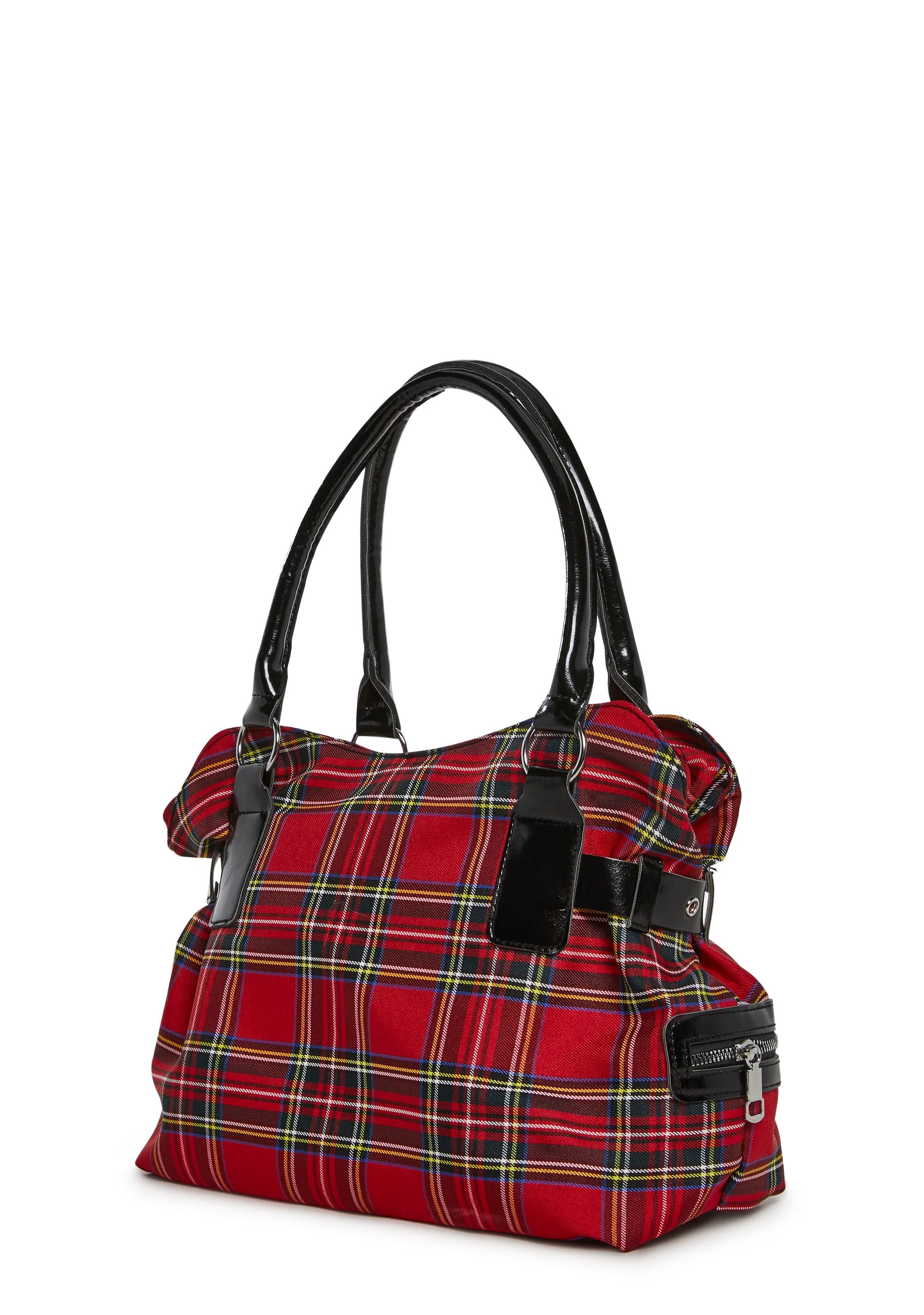 Rebel Class Plaid Shoulder Bag - Image 4