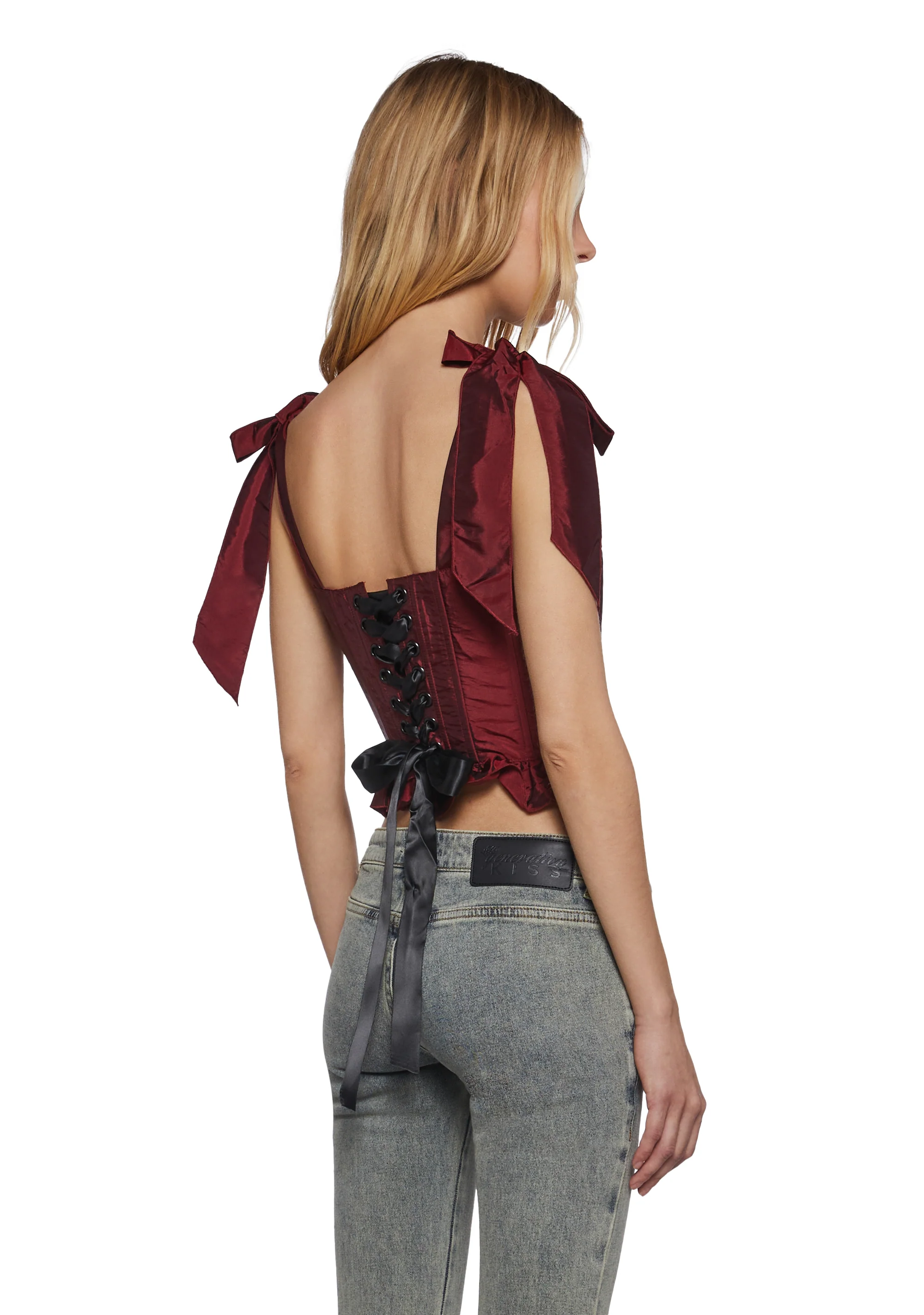 Crimson Secrets Corset Top - Image 4