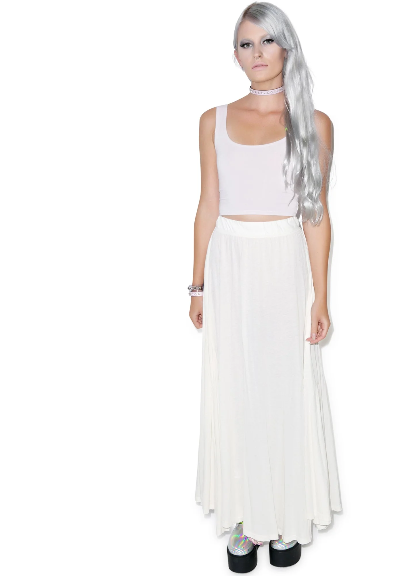 Reeves Fitted Crop Tank - Gold - Image 14