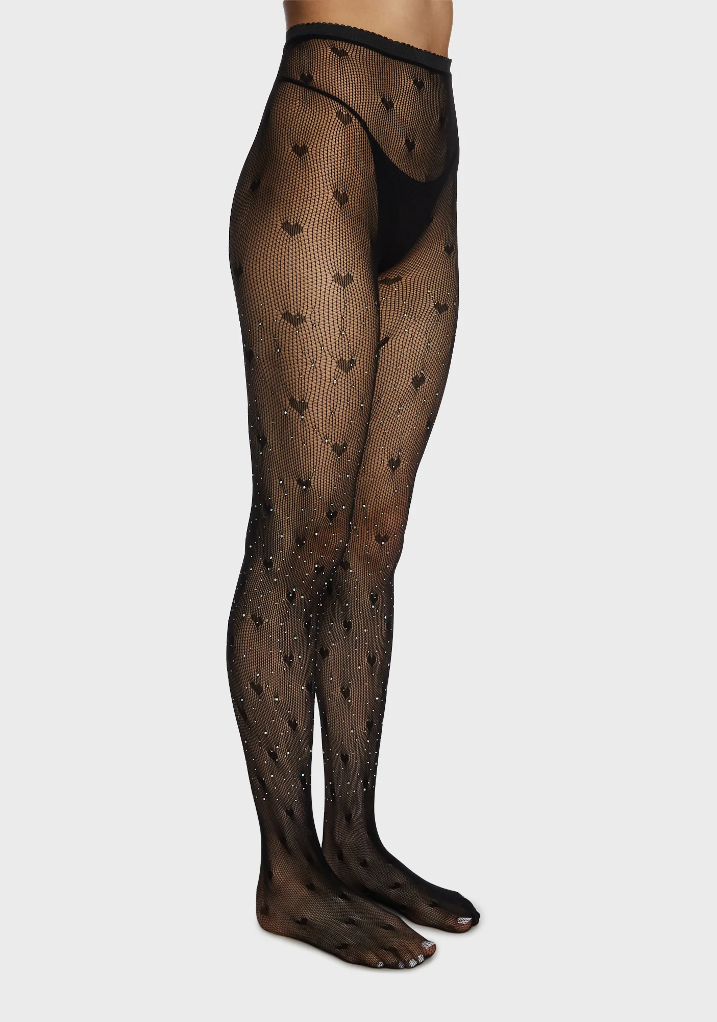 Rekindled Heart Glitter Tights - Image 2