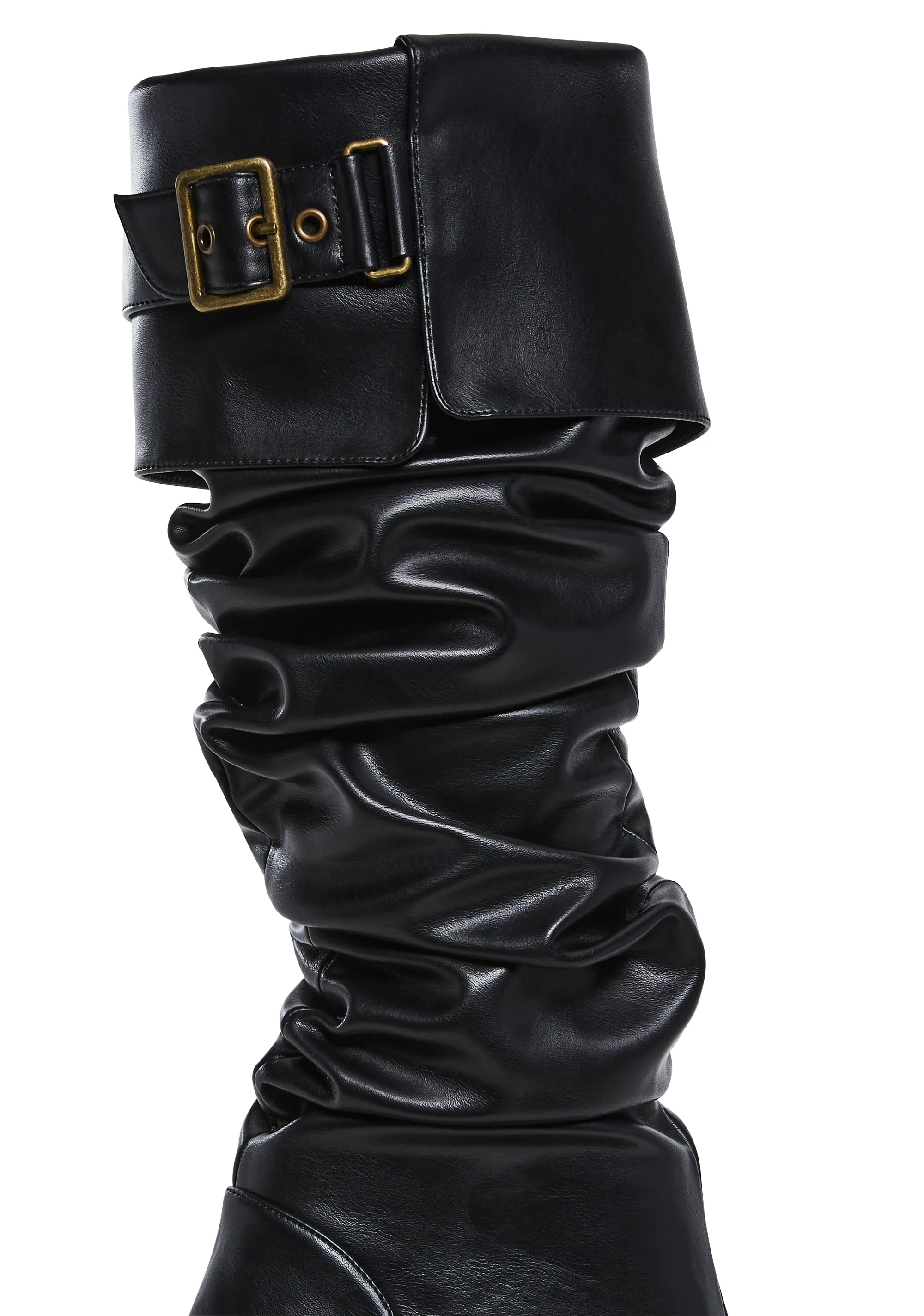 Ren Faire Slouchy Boots - Black - Image 2