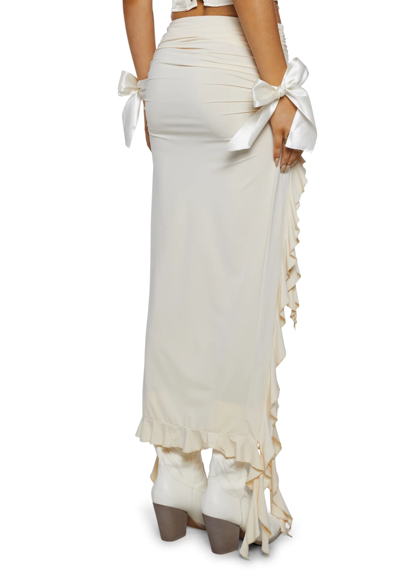 Rendezvous Midi Skirt - Canary - Image 4