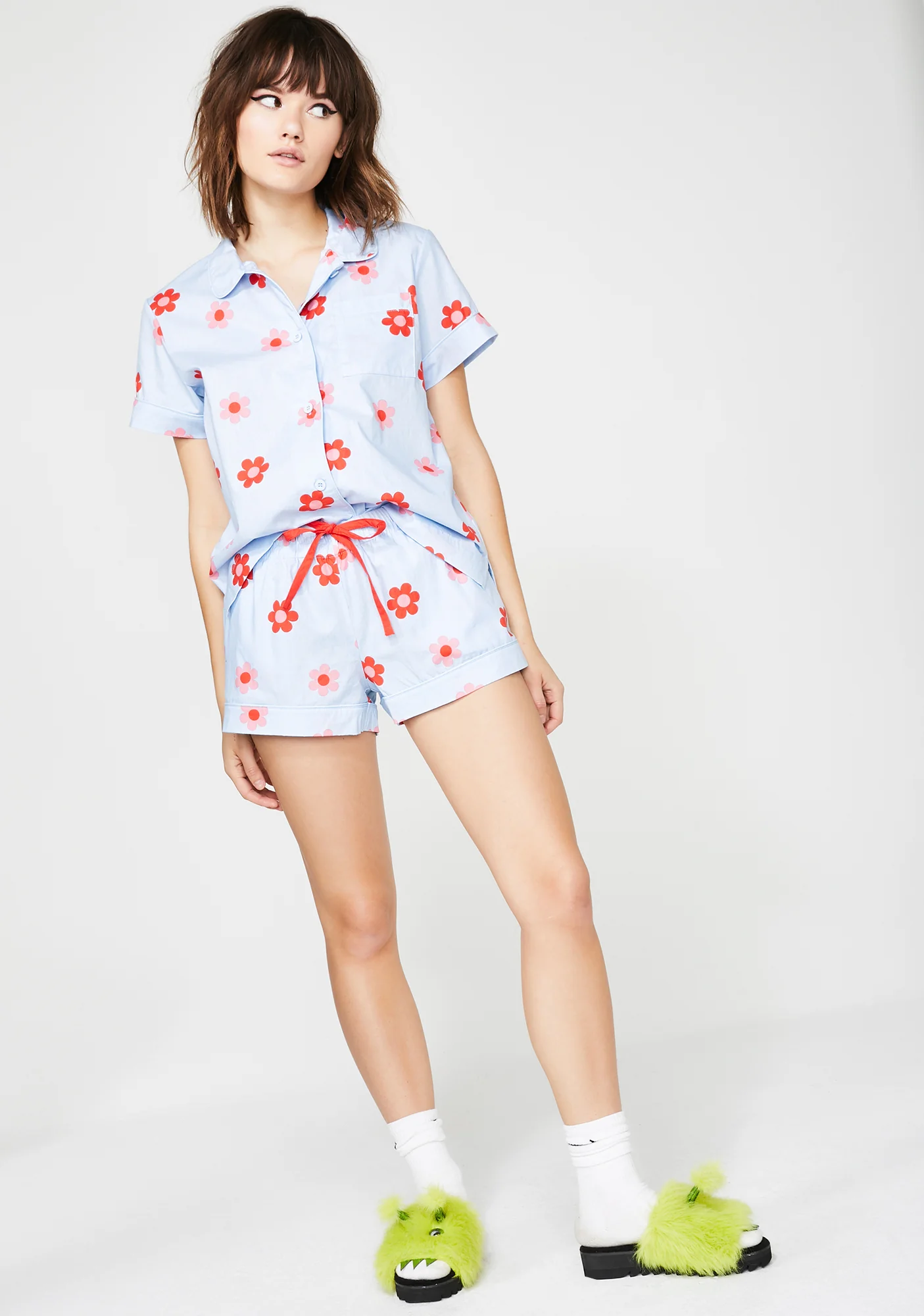 Retro Daisy PJ Shorts - Image 3