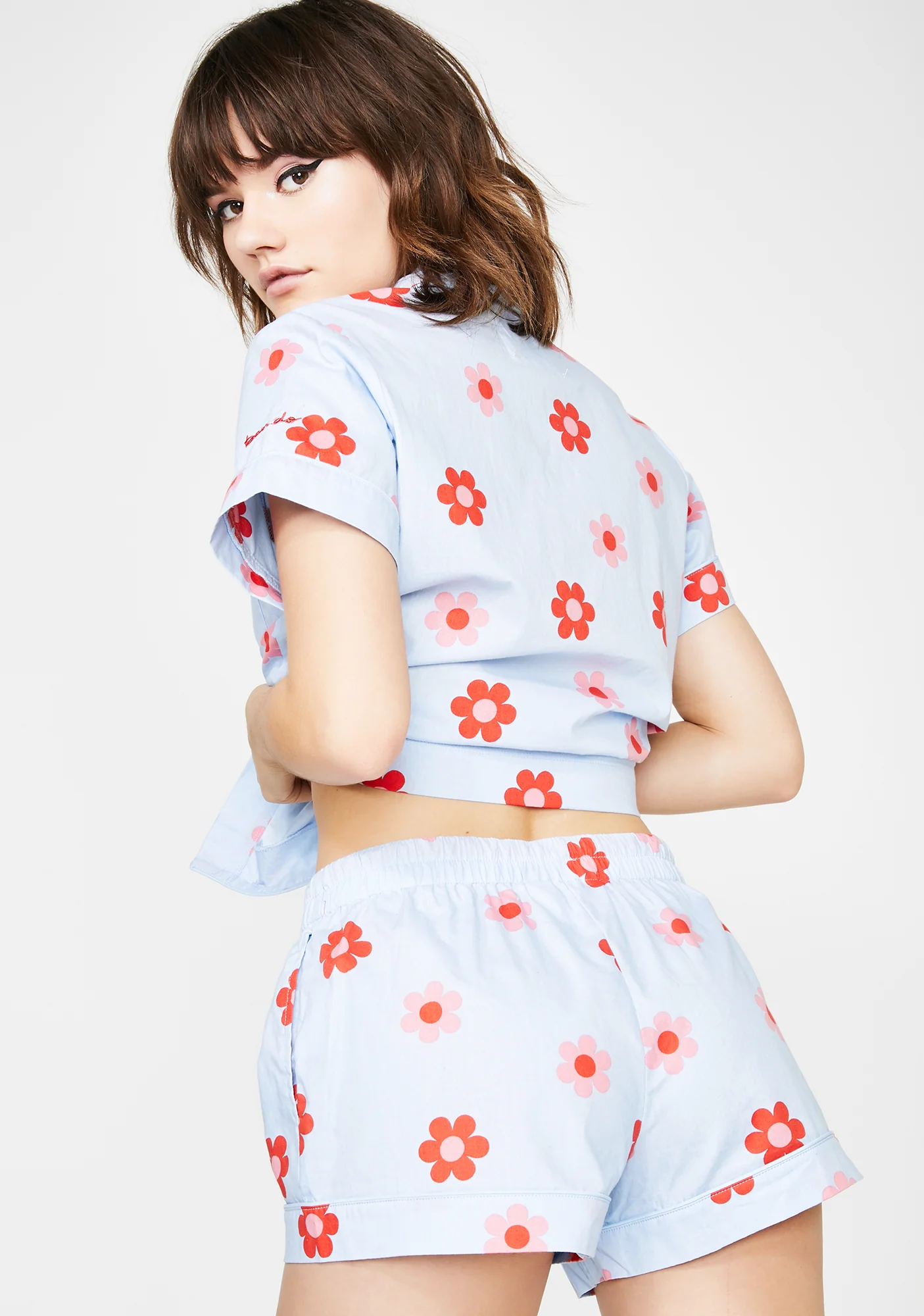 Retro Daisy PJ Shorts - Image 4