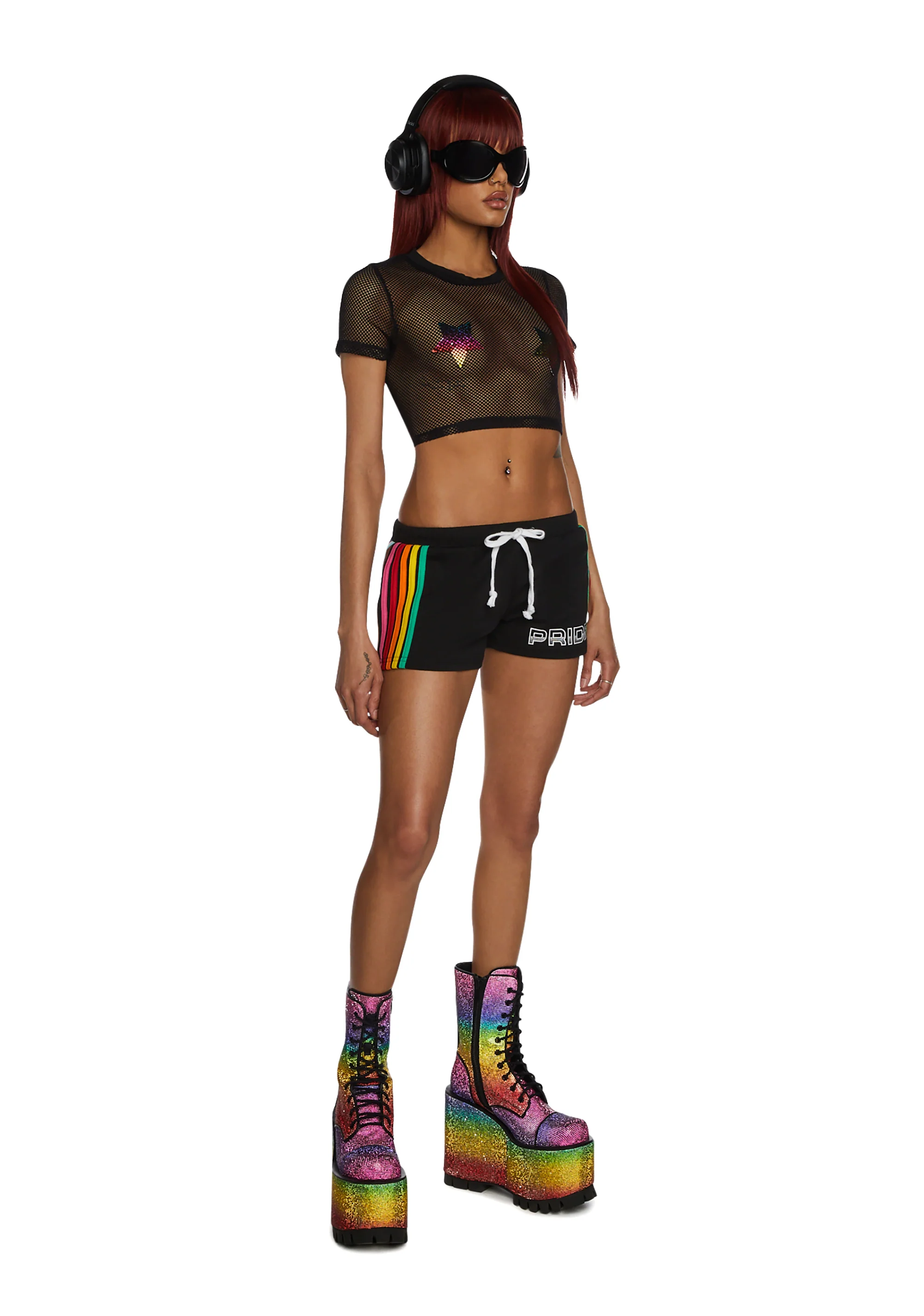 Retro Lovin' Unisex Mini Shorts - Image 6