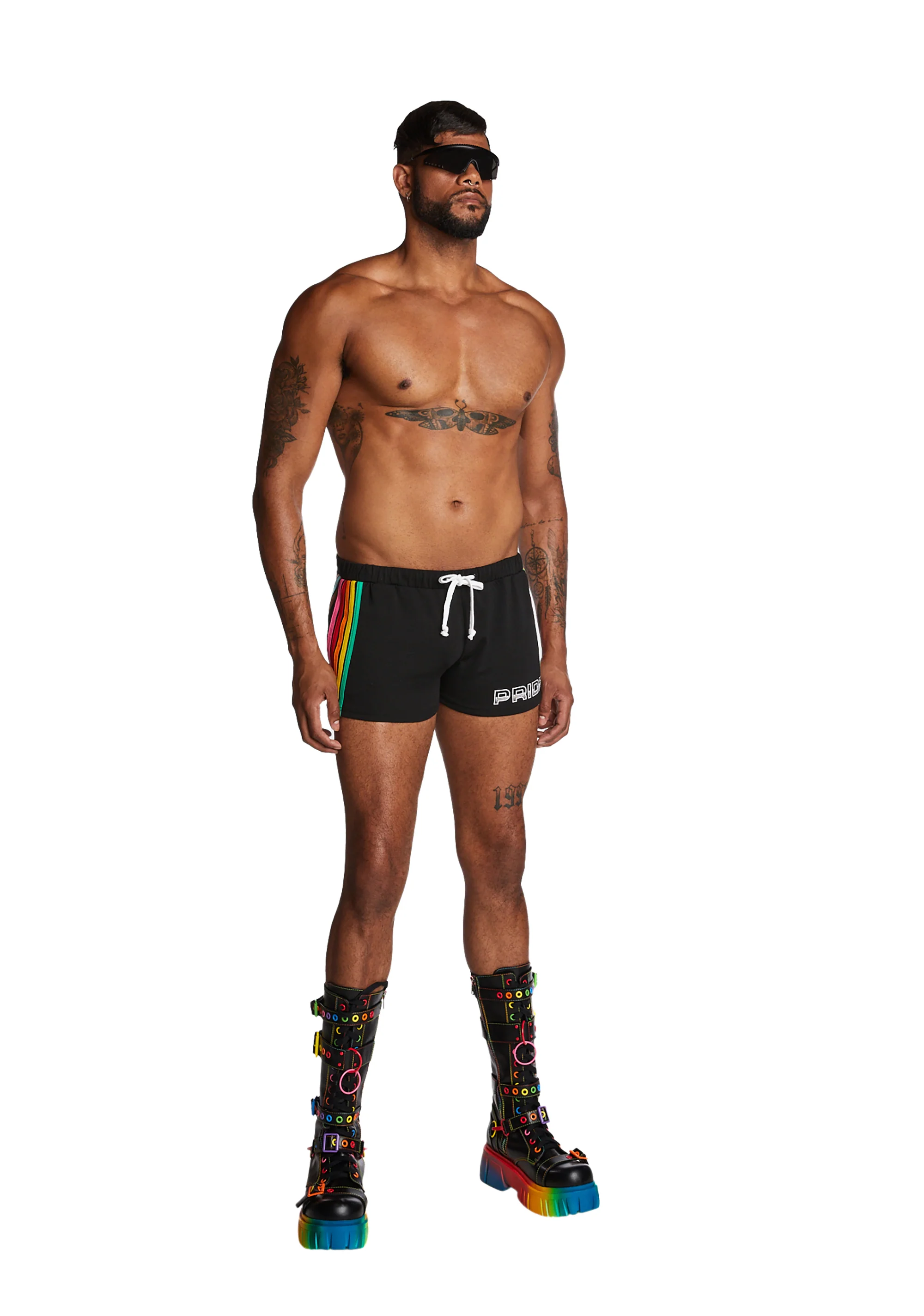 Retro Lovin' Unisex Mini Shorts - Image 7