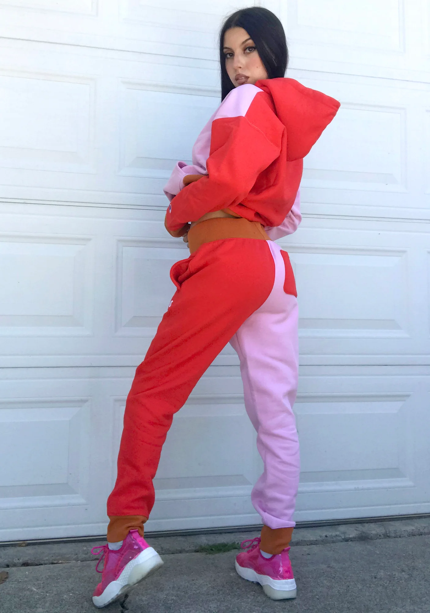 Reverse Weave Colorblock Joggers - Image 3