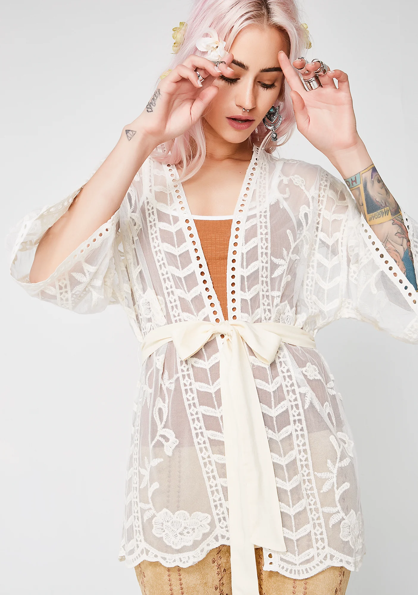 Rhythm State Sheer Kimono - Image 2