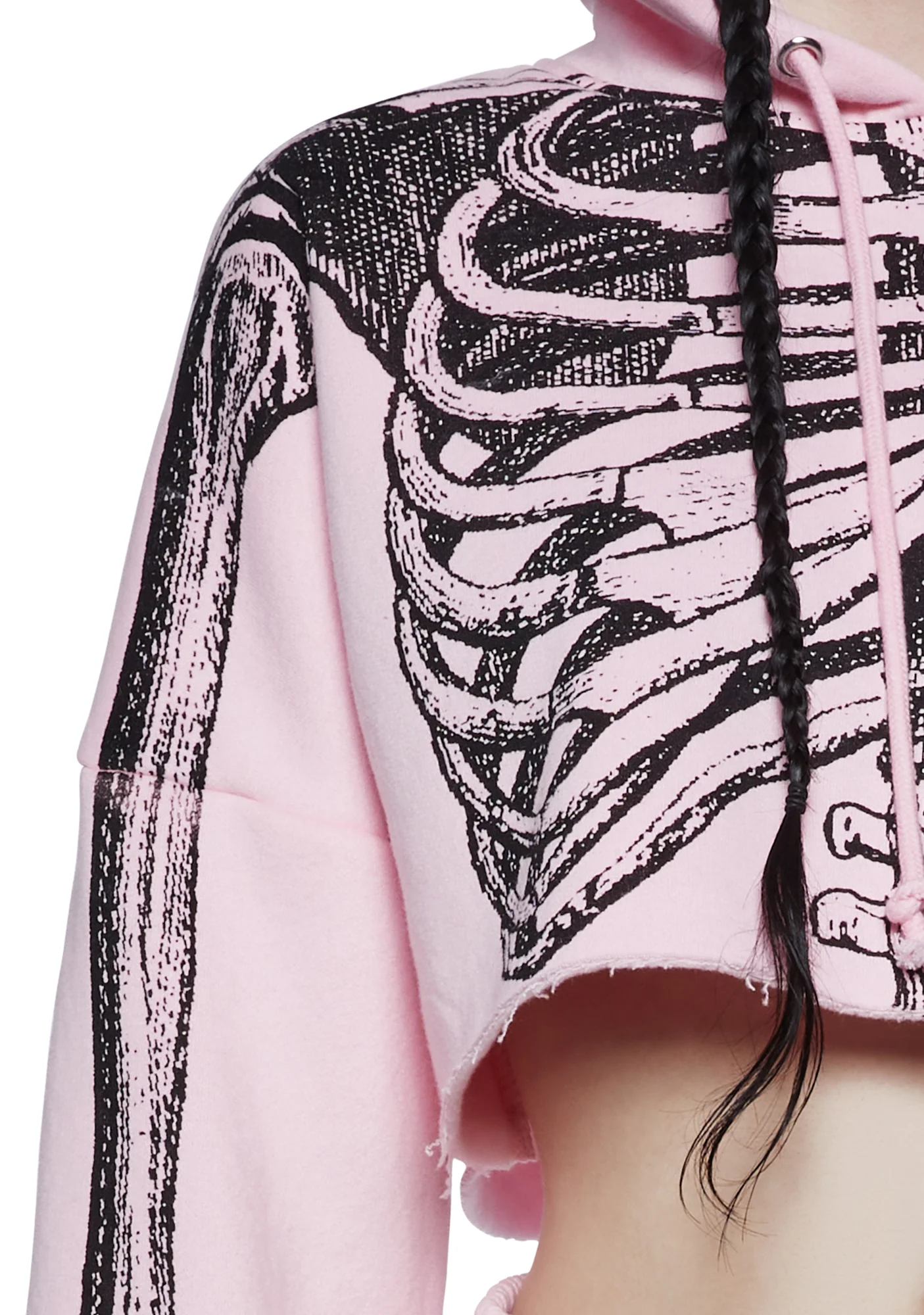Rib By Rib Cropped Hoodie - Image 5