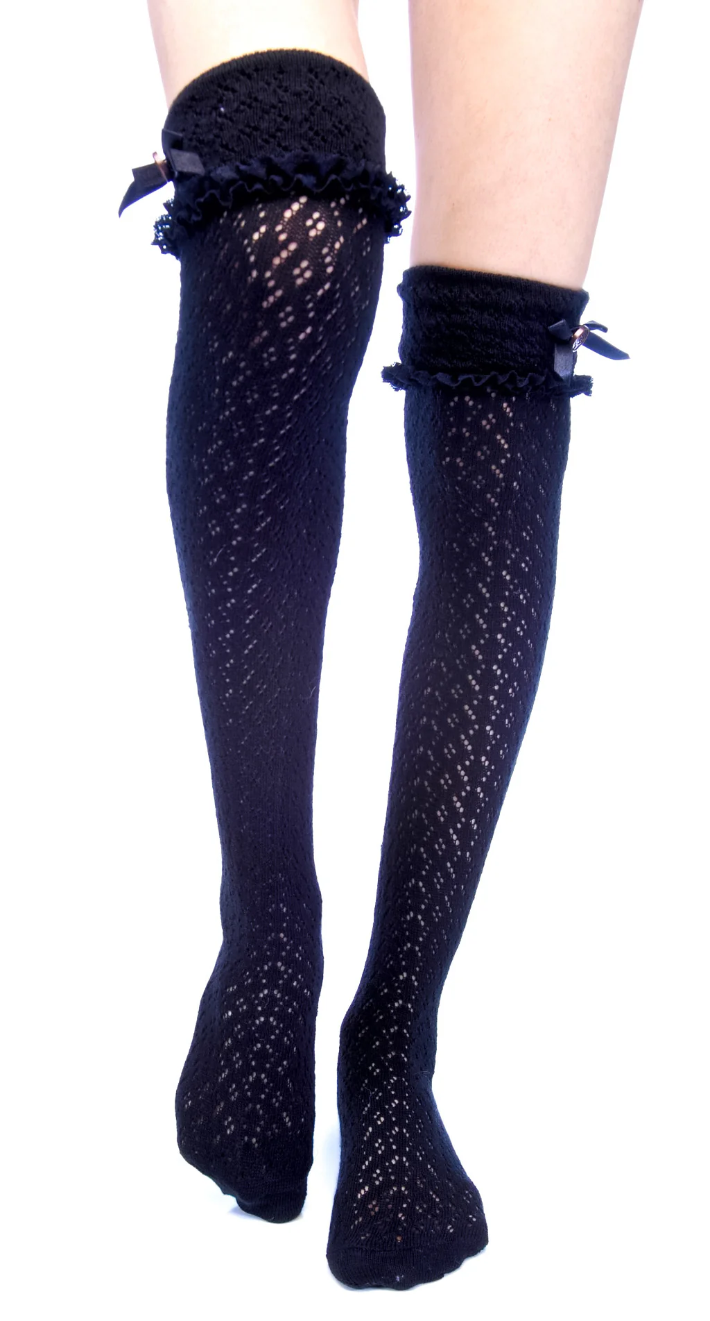 Ribbon Knee High Socks - Image 4