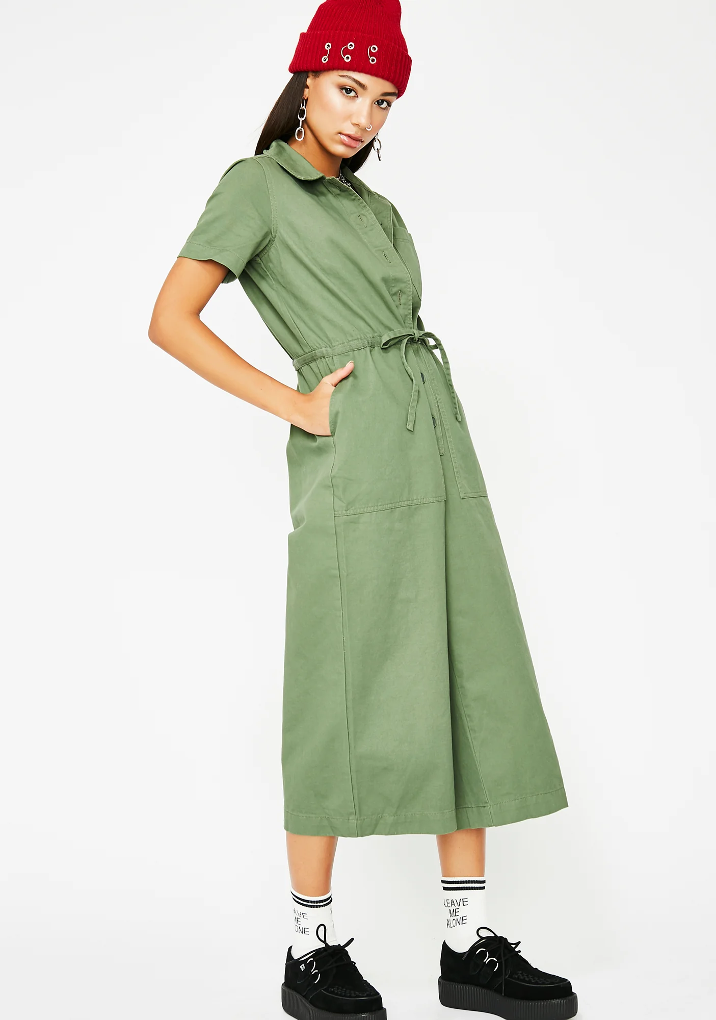 Riot Babe Cropped Jumpsuit - Image 3