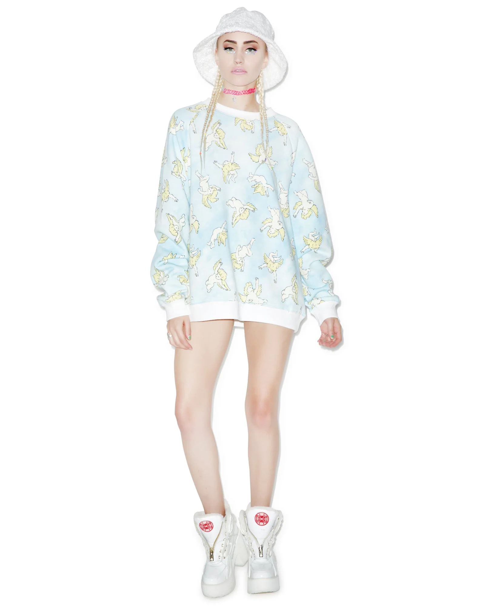 Risen Sky Crew - Light Pink - Image 3