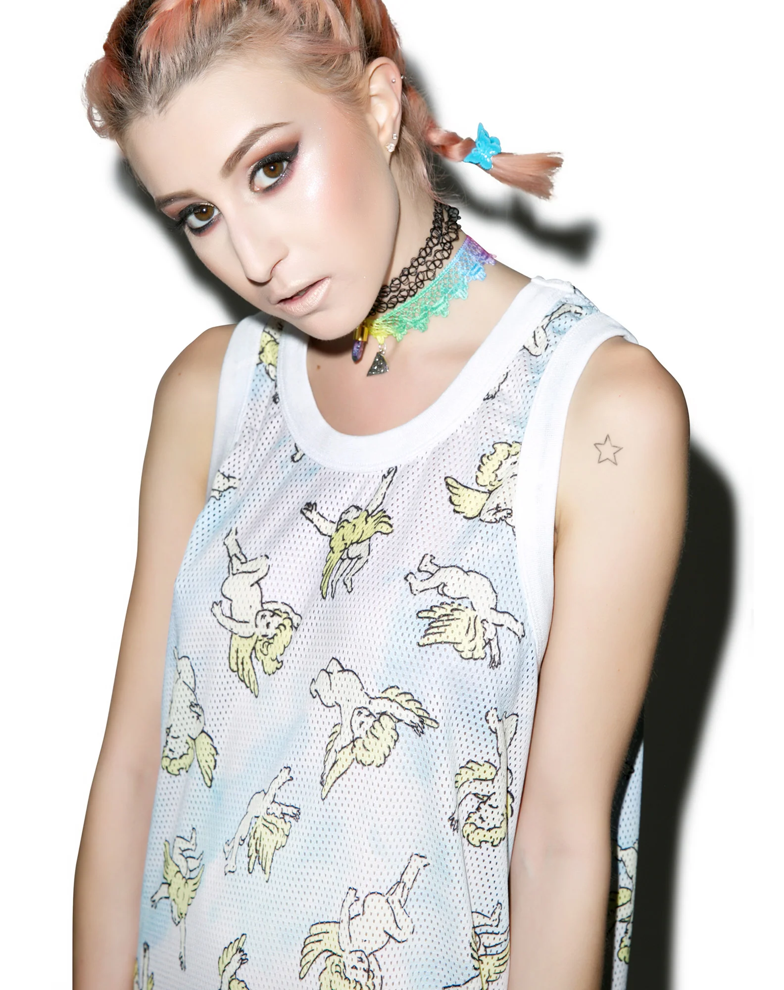 Risen Sky Mesh Tank - Image 4