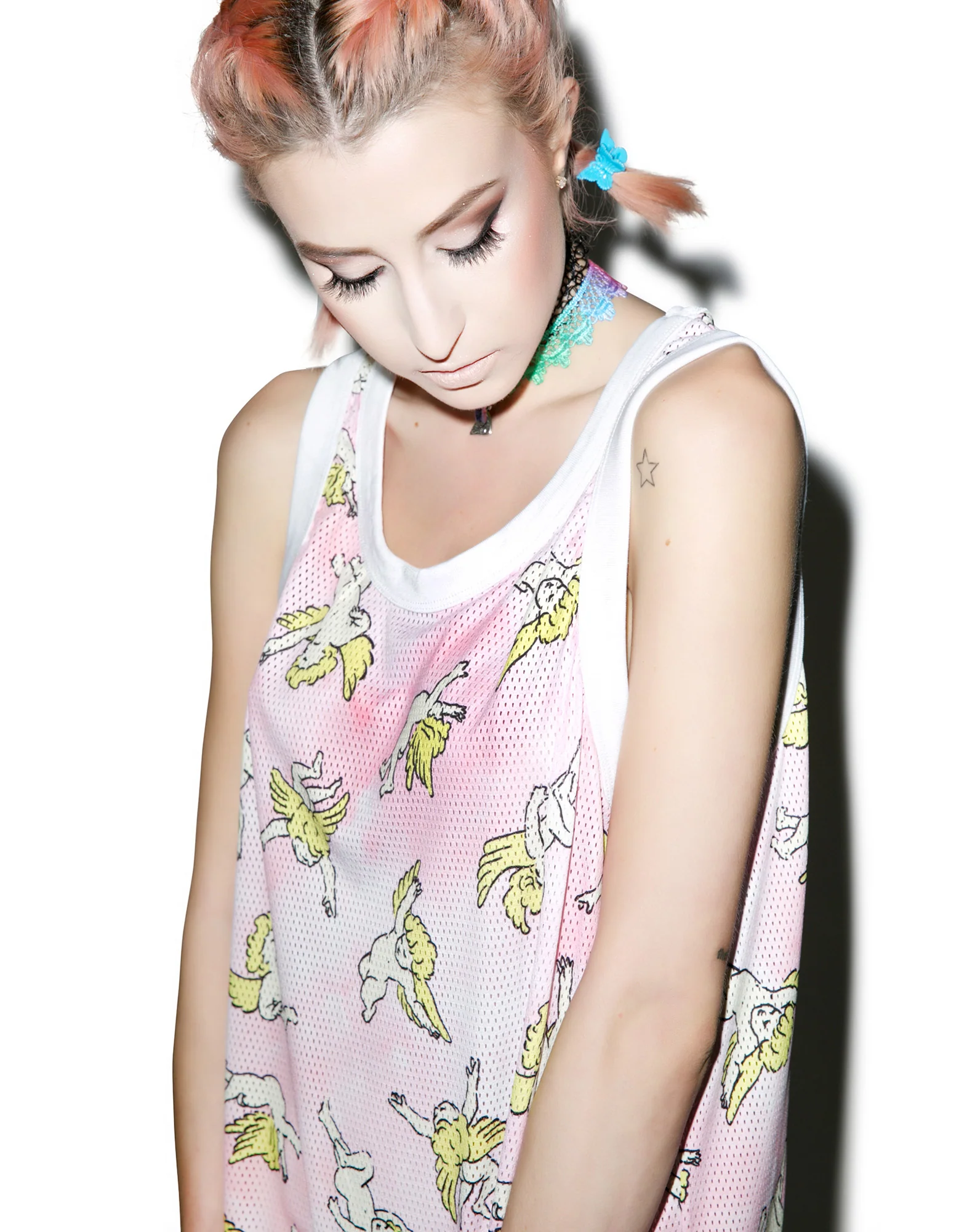 Risen Sky Mesh Tank - Image 6