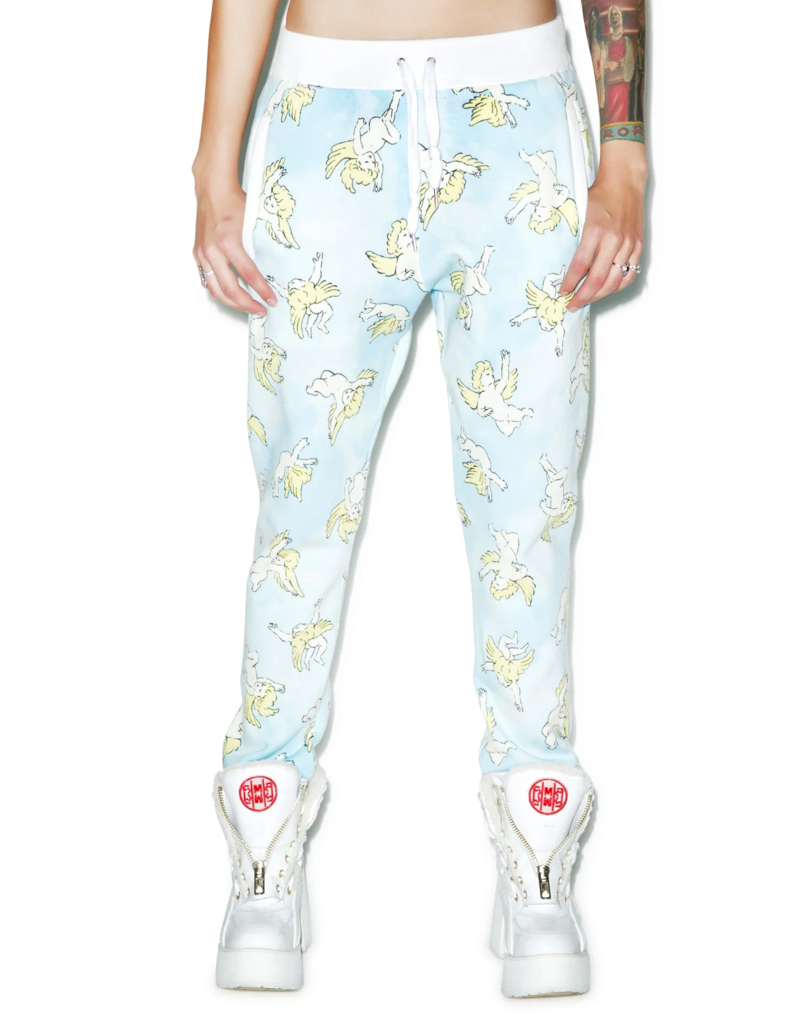 Risen Sky Sweat Pants - Light Pink - Image 6