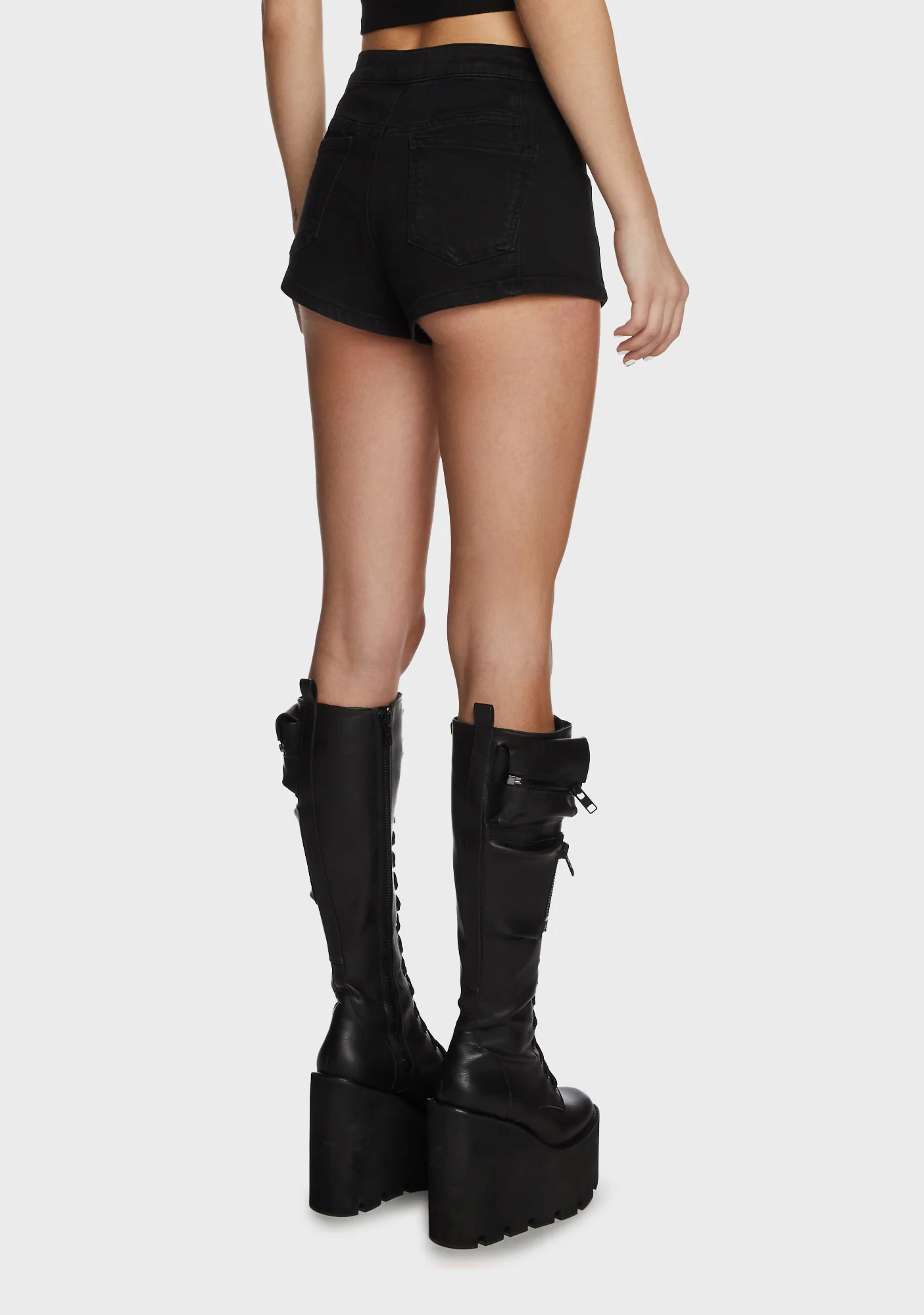 Roadhouse Blues Lace-Up Shorts - Image 4