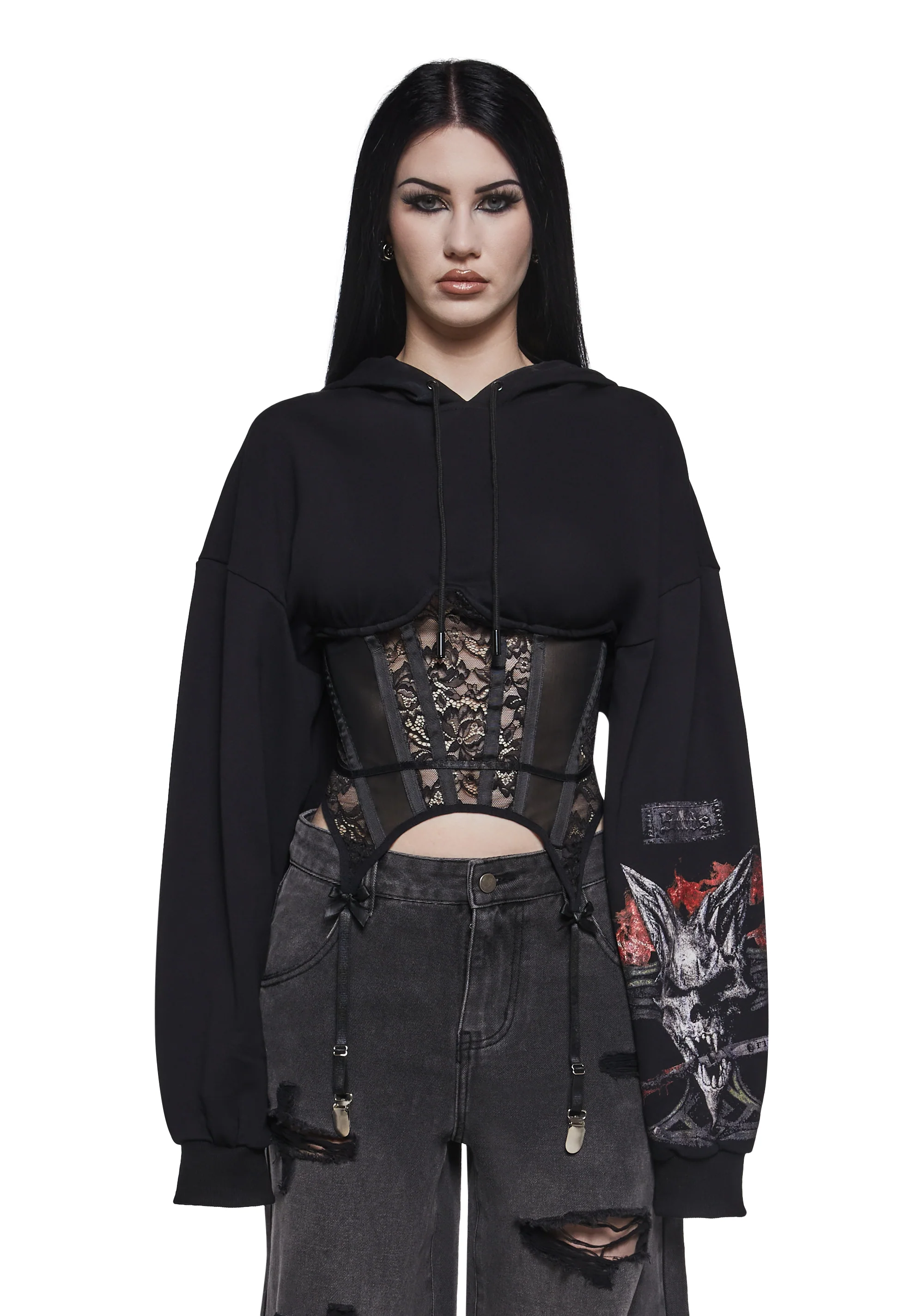 Rockstar Corset Hoodie