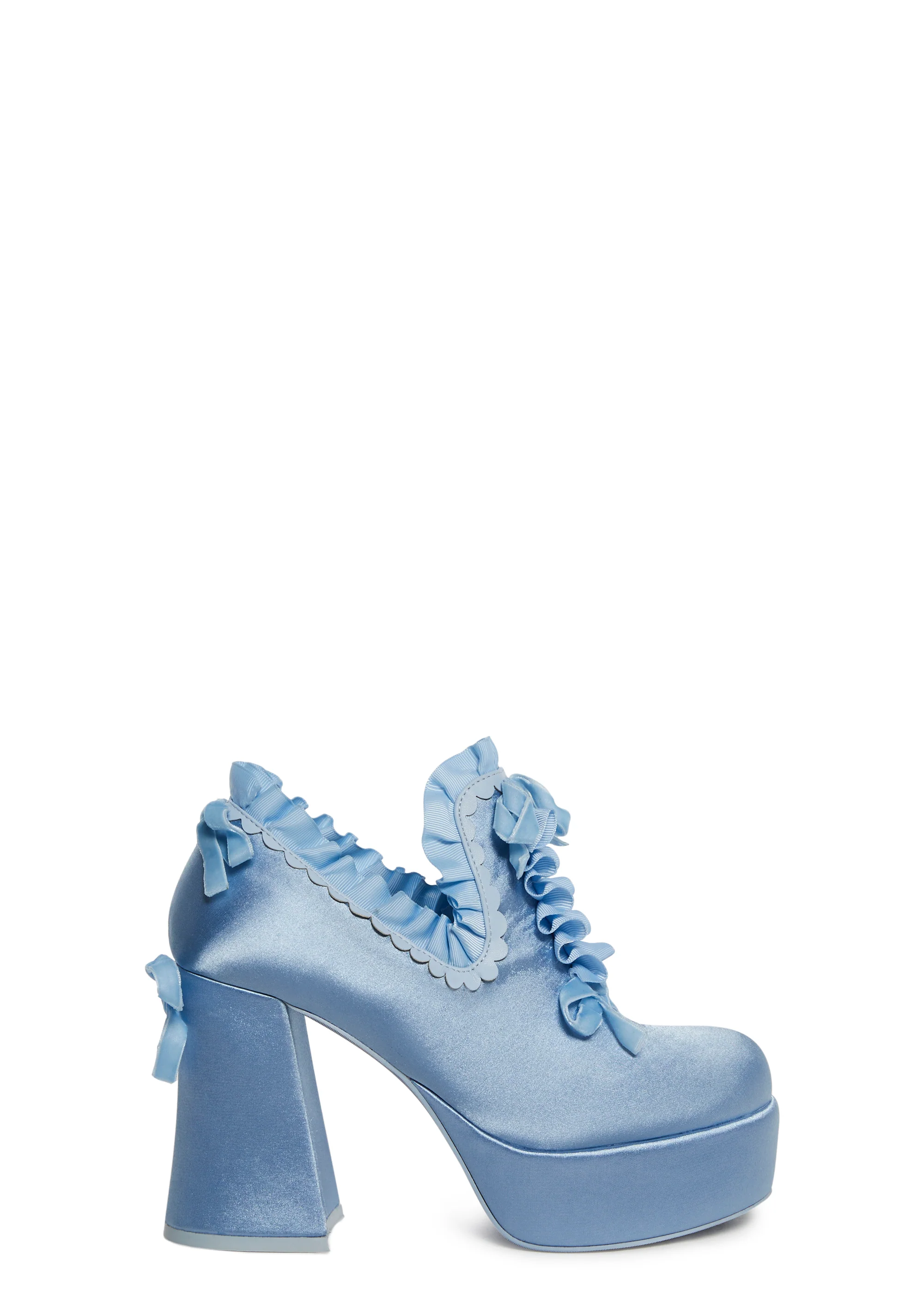Bisou Baby Platform Heels - Blue - Image 2