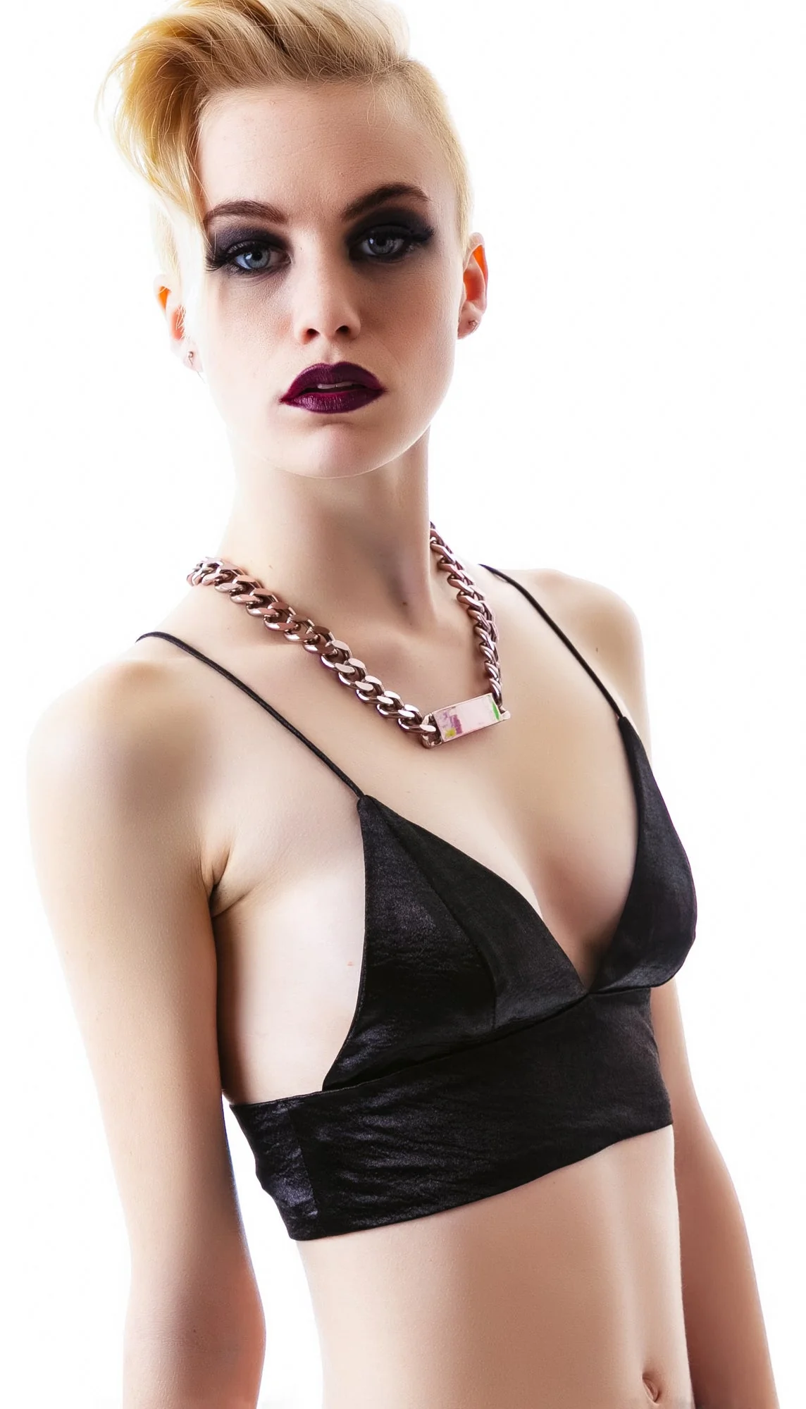 Romance Satin Bralette - White - Image 15