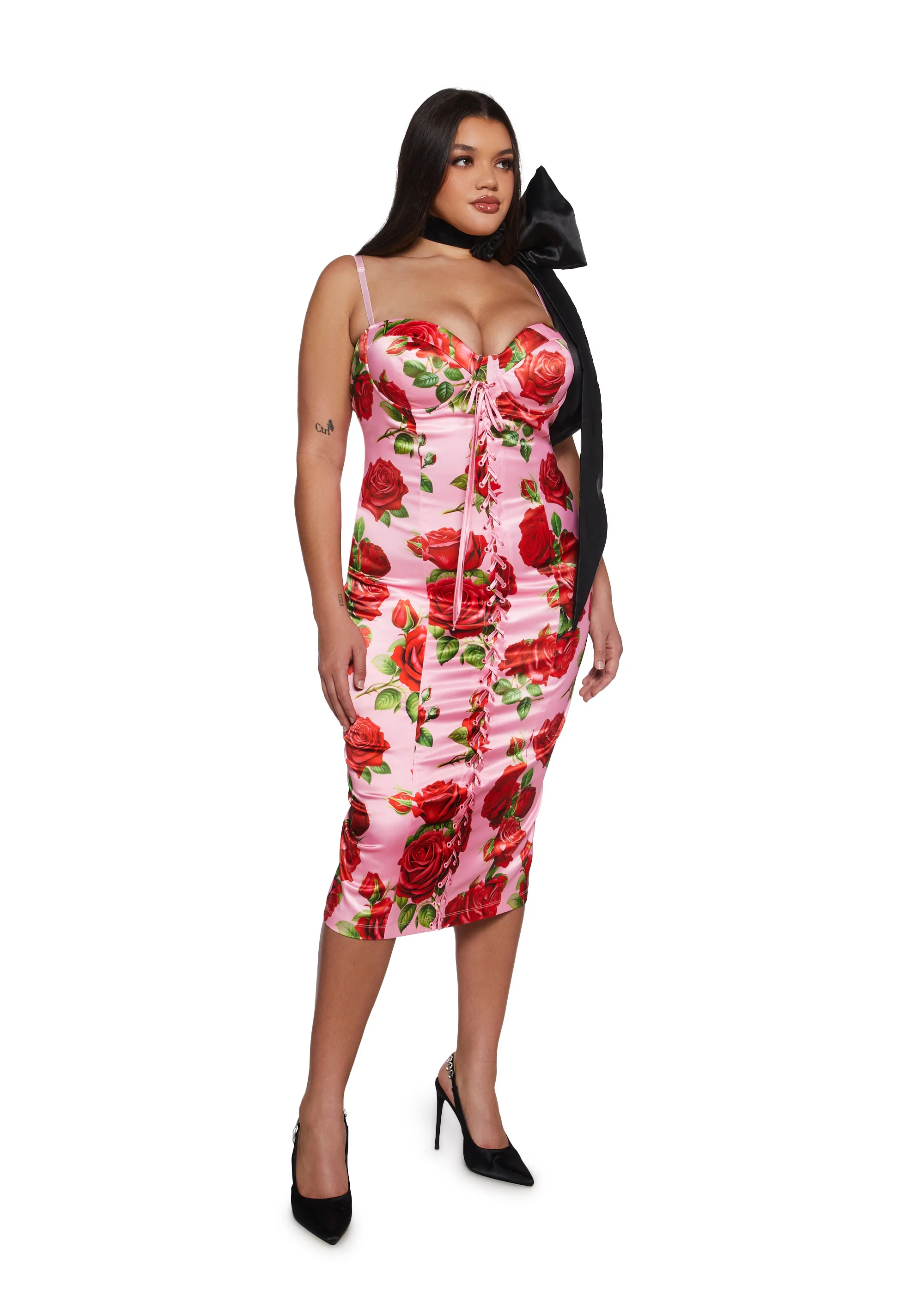 Romantic Getaway Midi Dress - Pink - Image 10