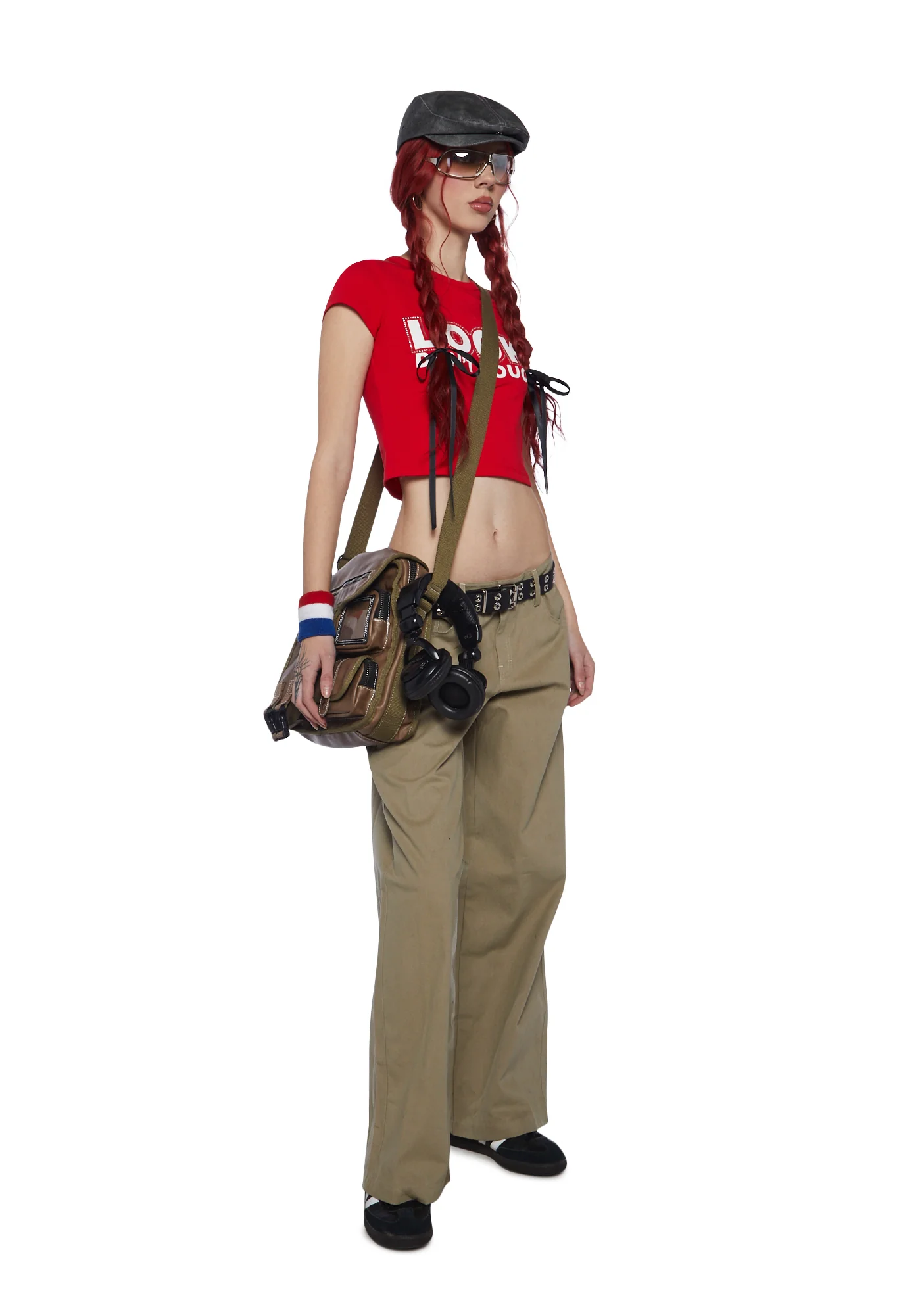 Roomy Wide Leg Trousers - Image 2