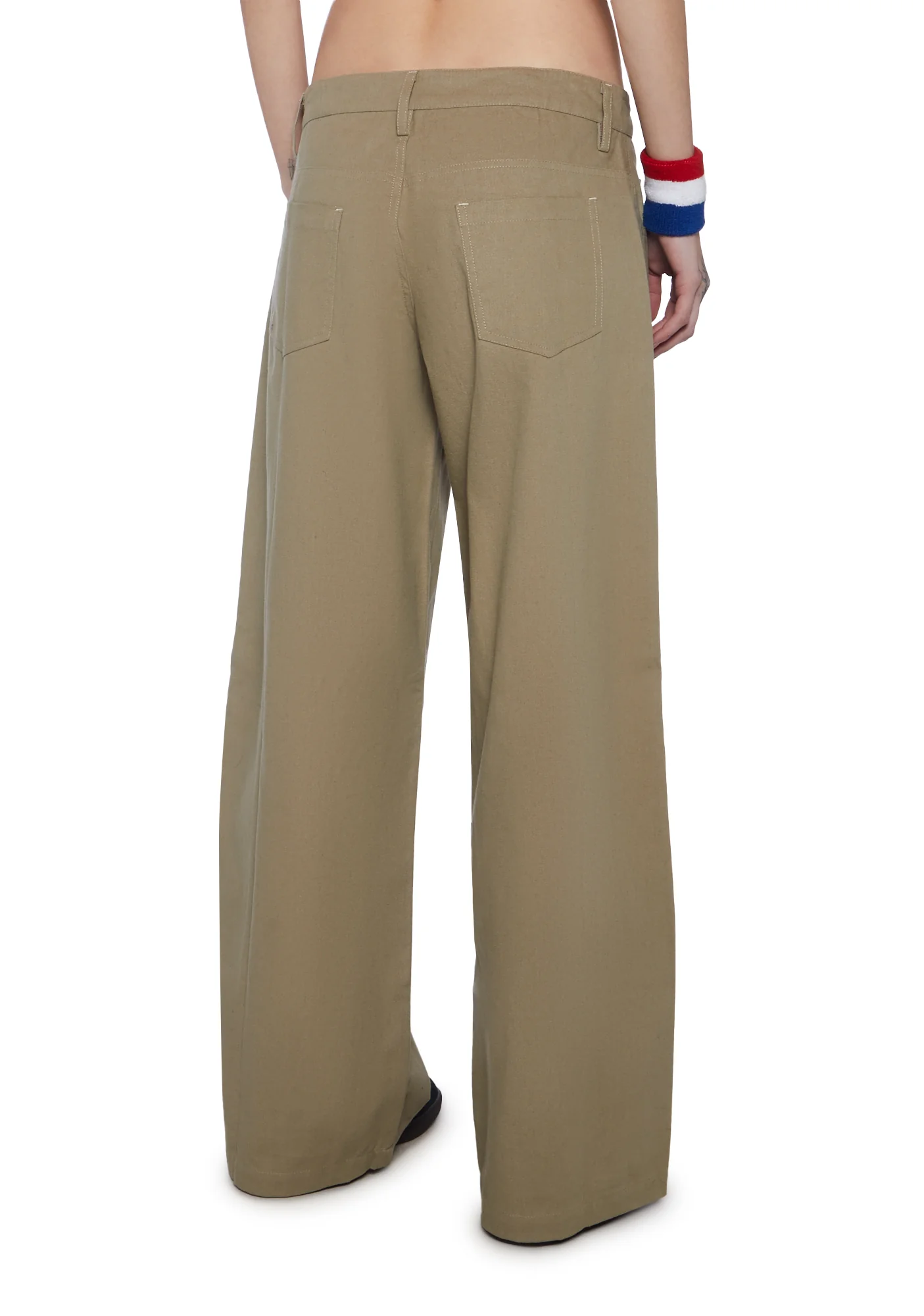 Roomy Wide Leg Trousers - Image 4