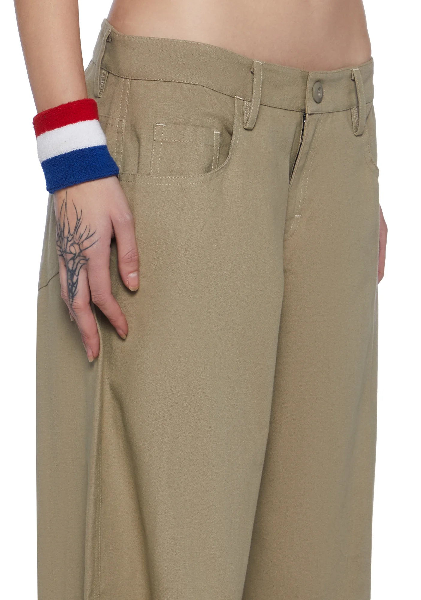 Roomy Wide Leg Trousers - Image 5