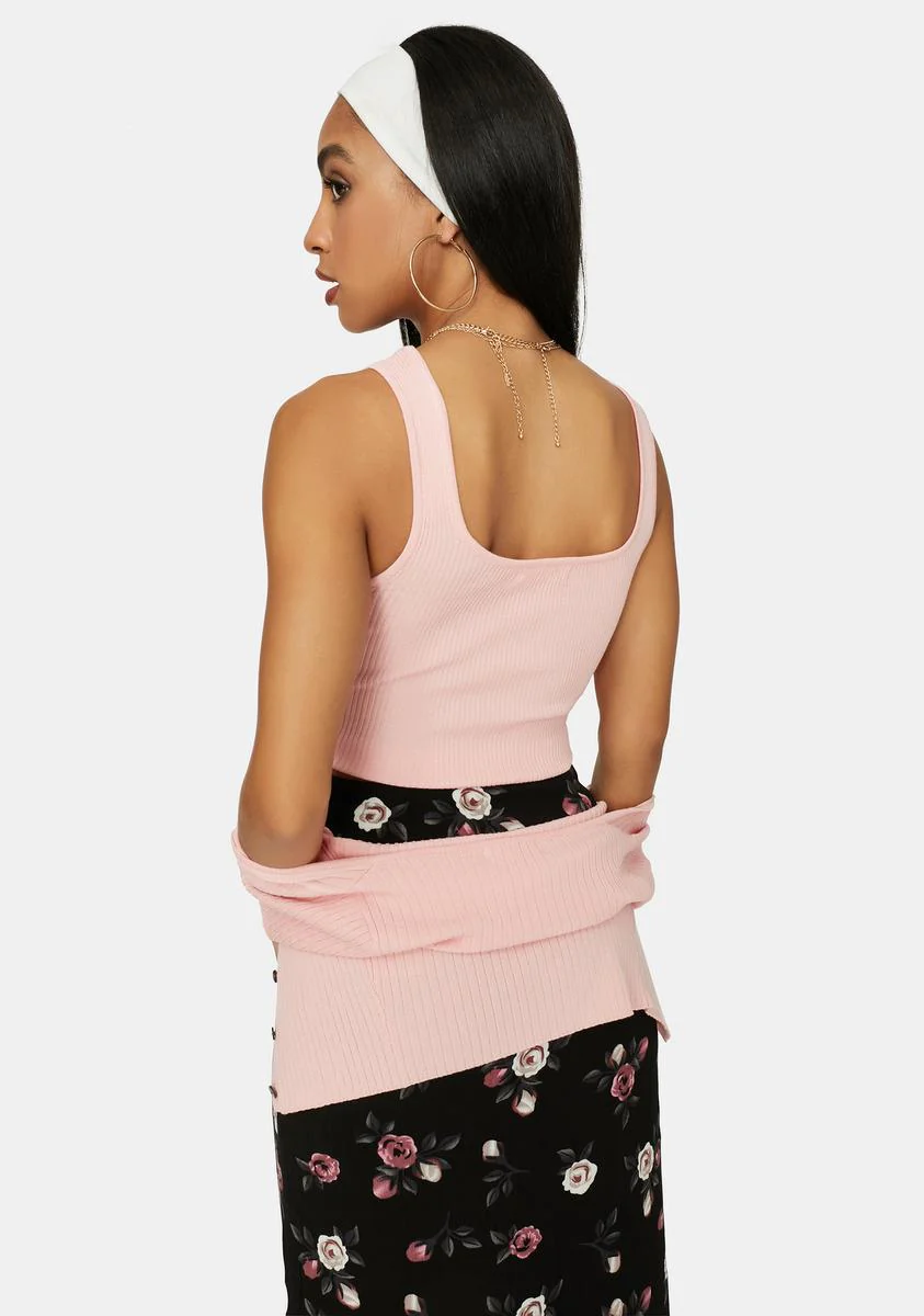 Rose Brownie Points Crop Tank - Image 4