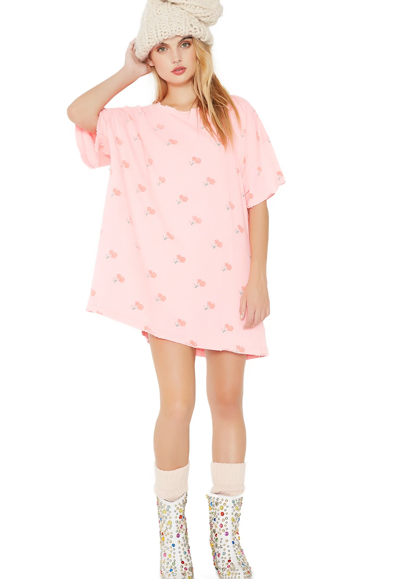 Rose Ditsy Party Doll Dress - Image 2