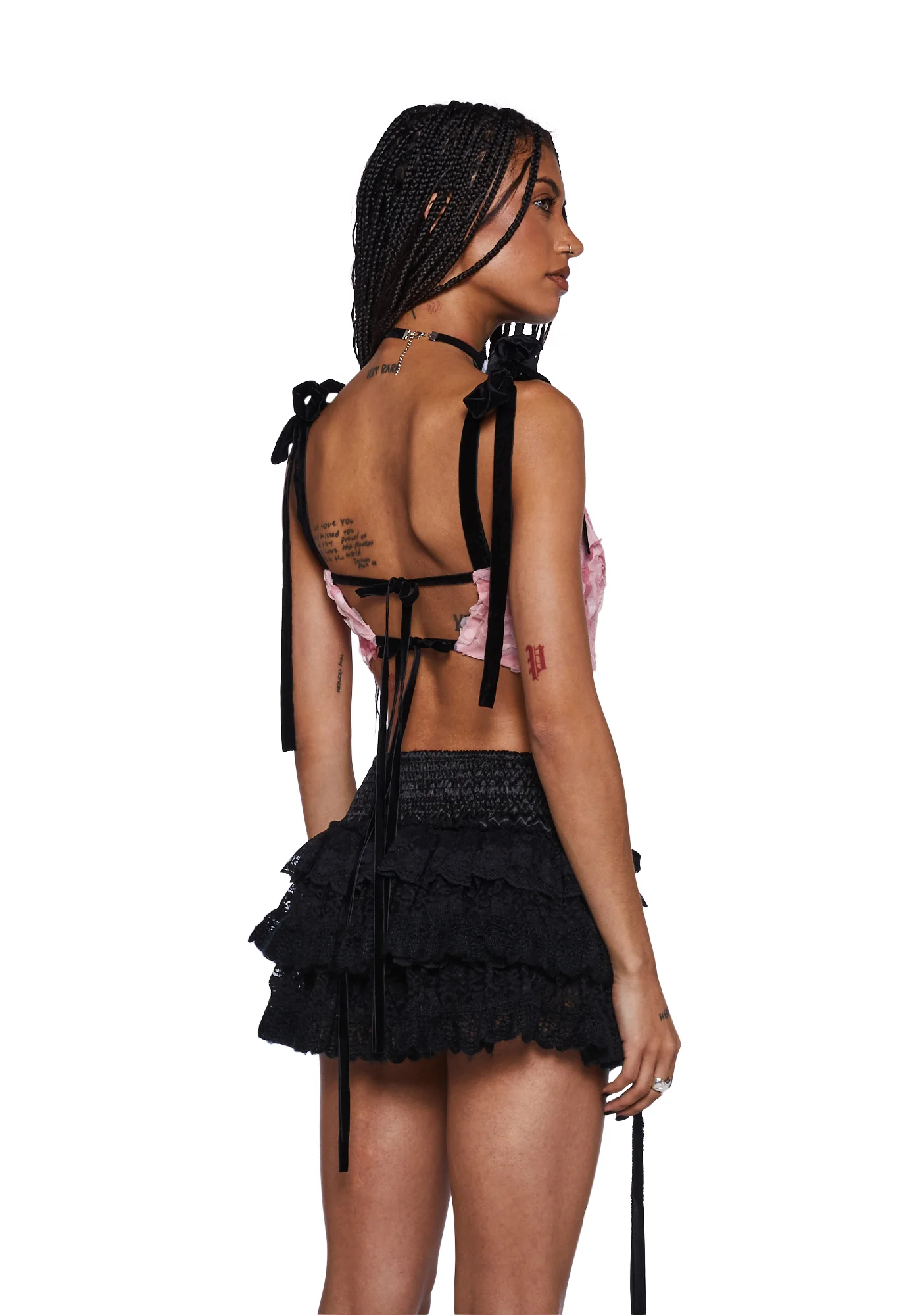 Rosy Shell Corset Top - Image 4