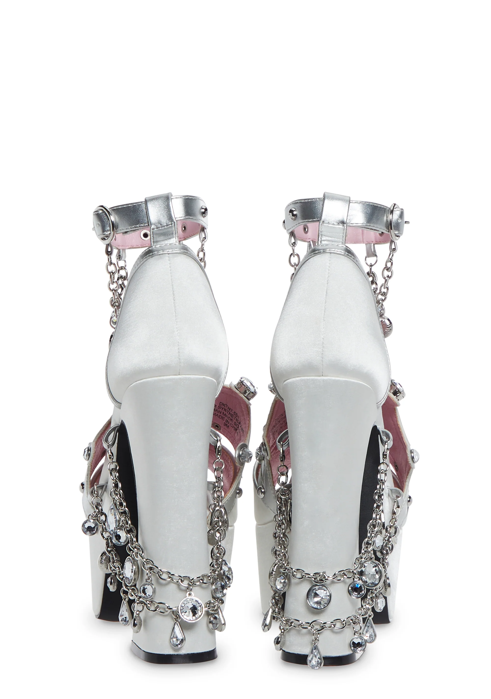 Royal Charm Peep Toe Heels - Image 4