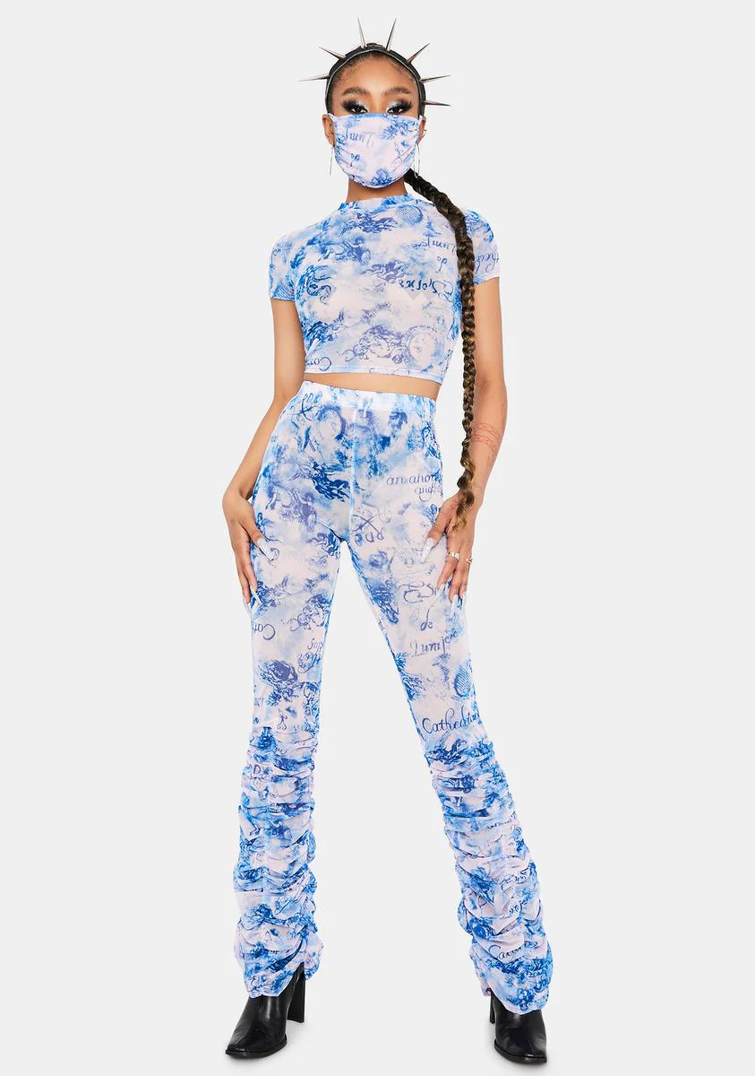 Royal True Renaissance Mesh Pant Set - Image 2
