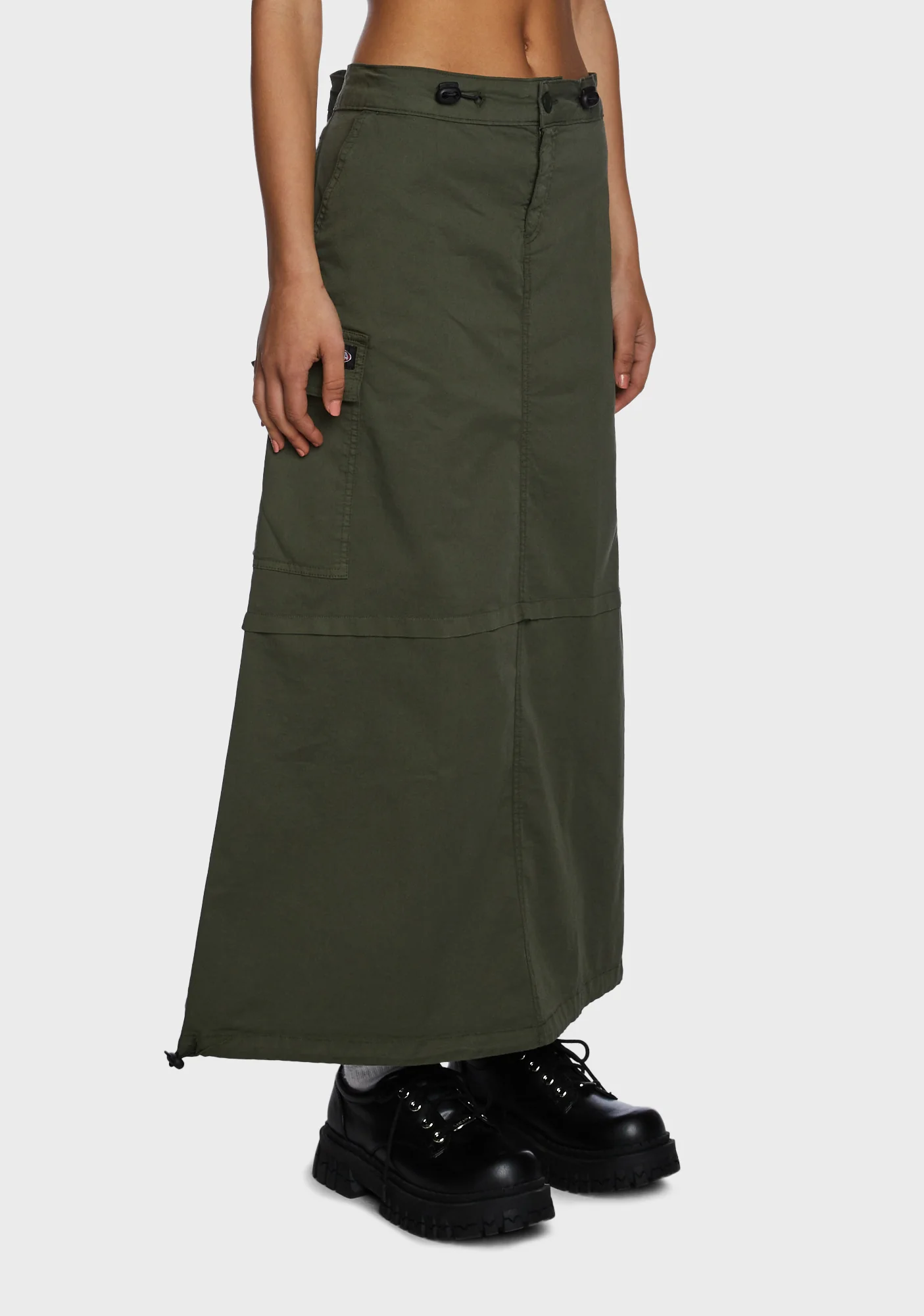 Ruby Maxi Cargo Skirt - Green - Image 3
