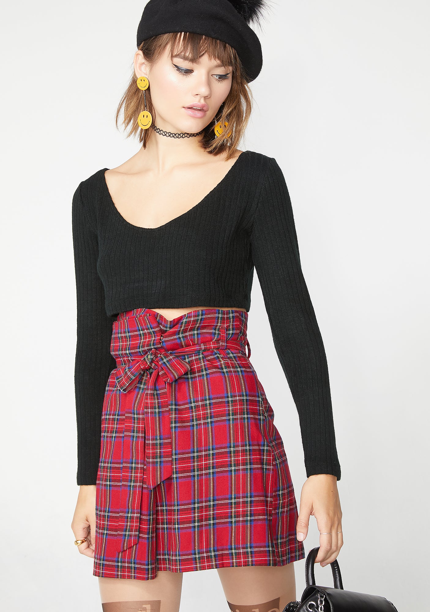 Rude AF Plaid Skirt - Image 2