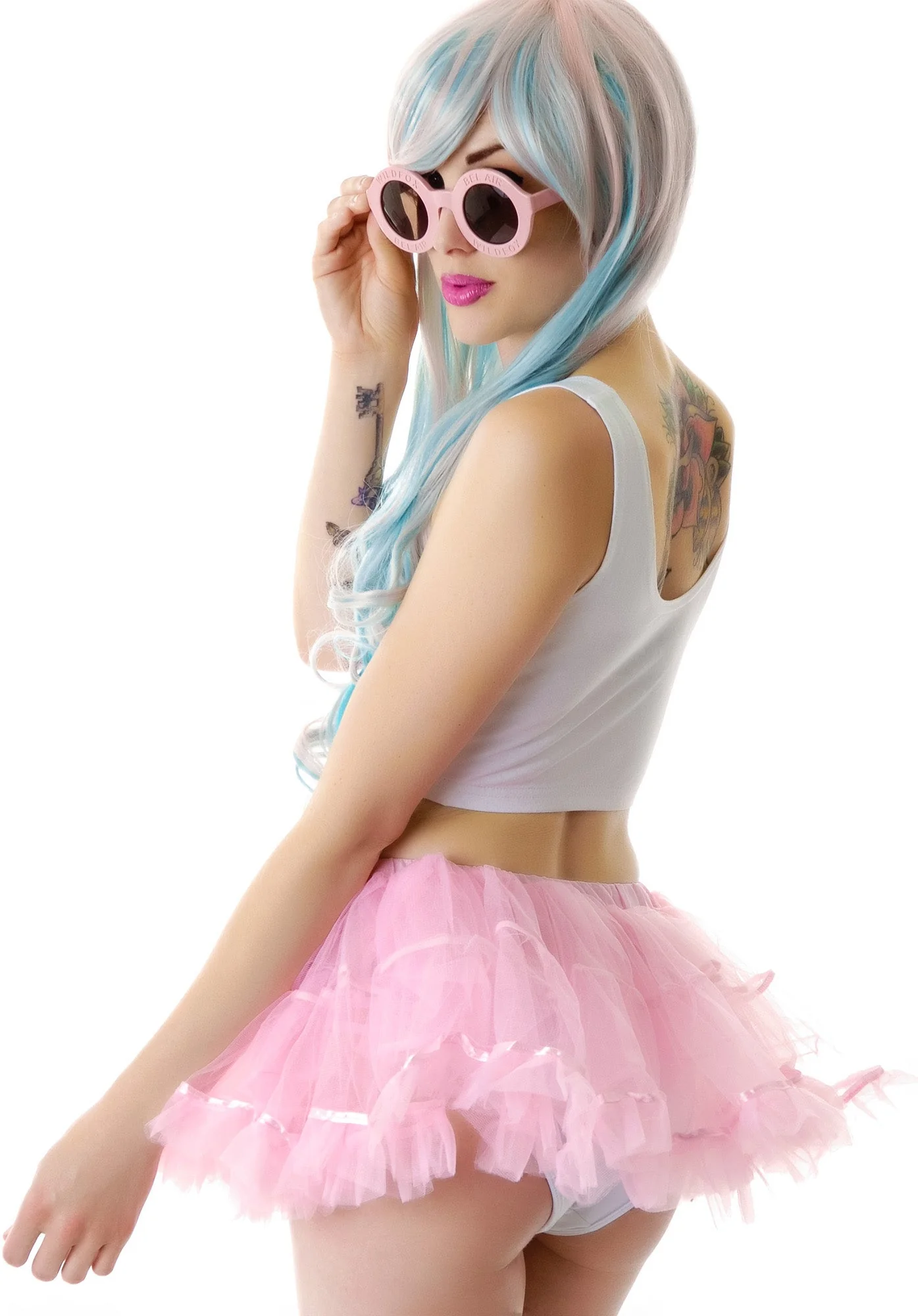 Ruffle Pride Petticoat Skirt - Black - Image 27