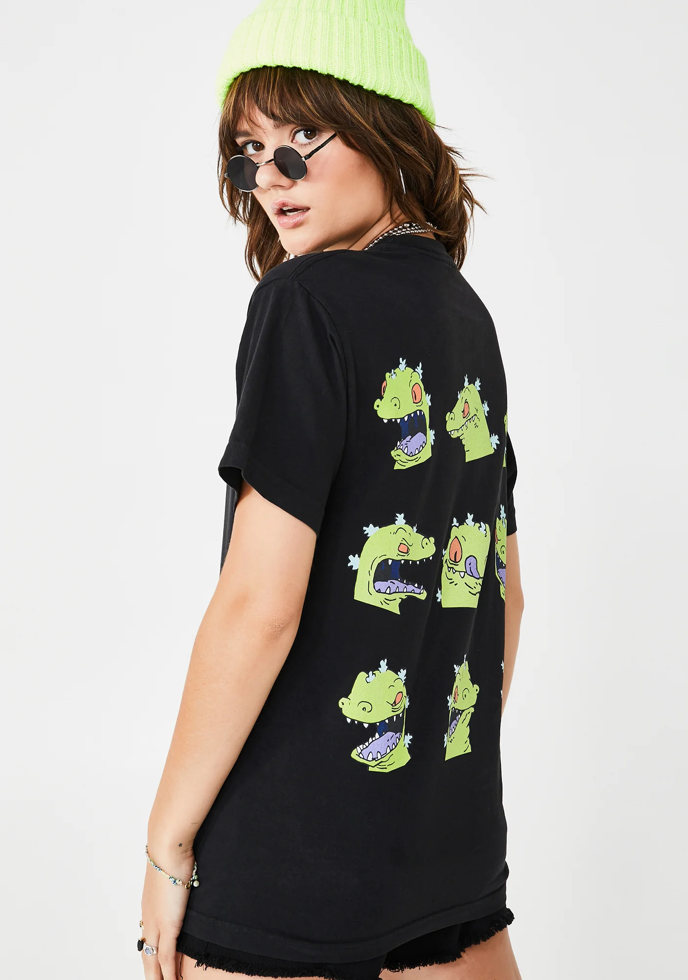 Rugrats Reptar Faces Graphic Tee - Image 4