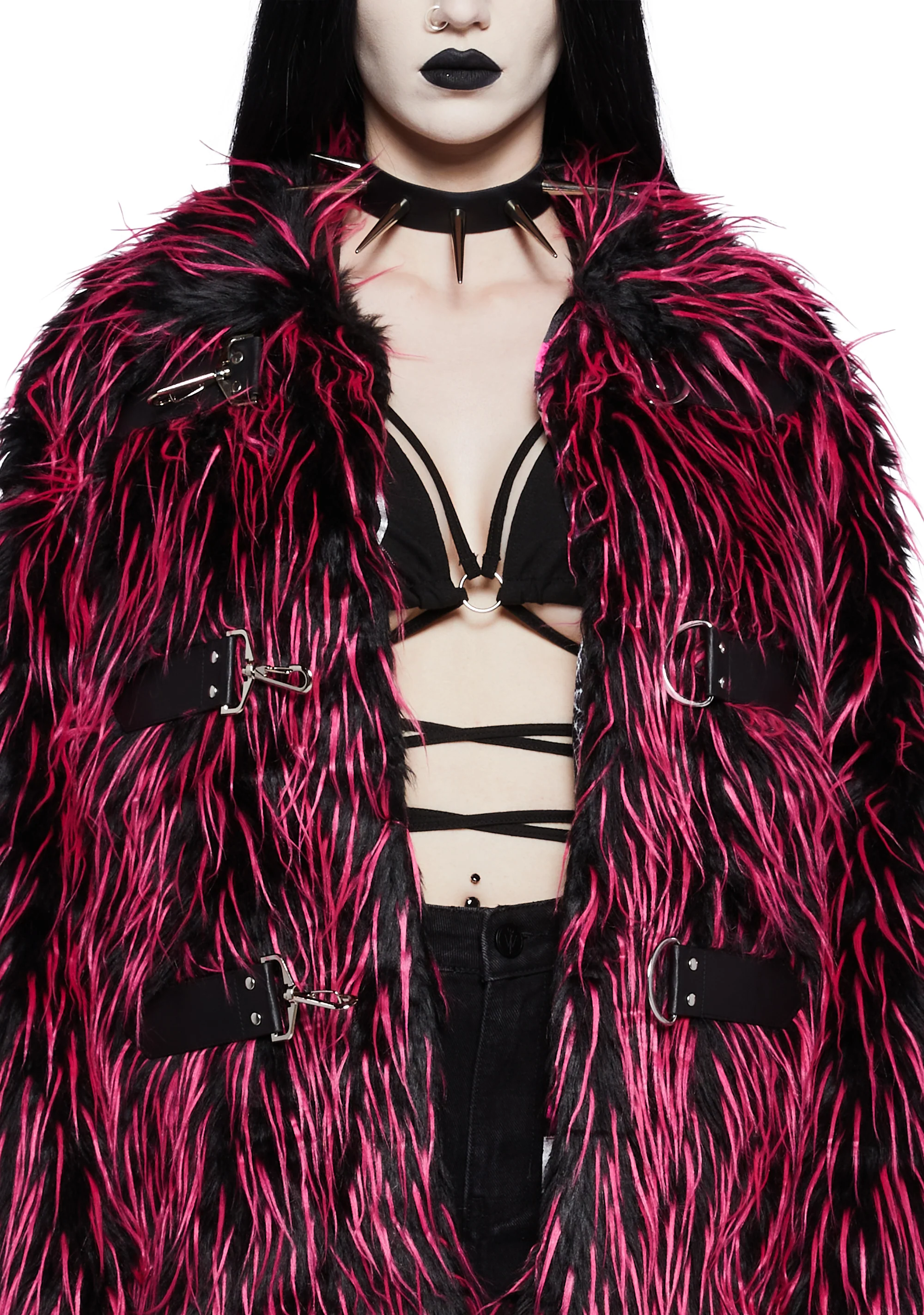 Run From Suburbia Faux Fur Jacket - Image 5