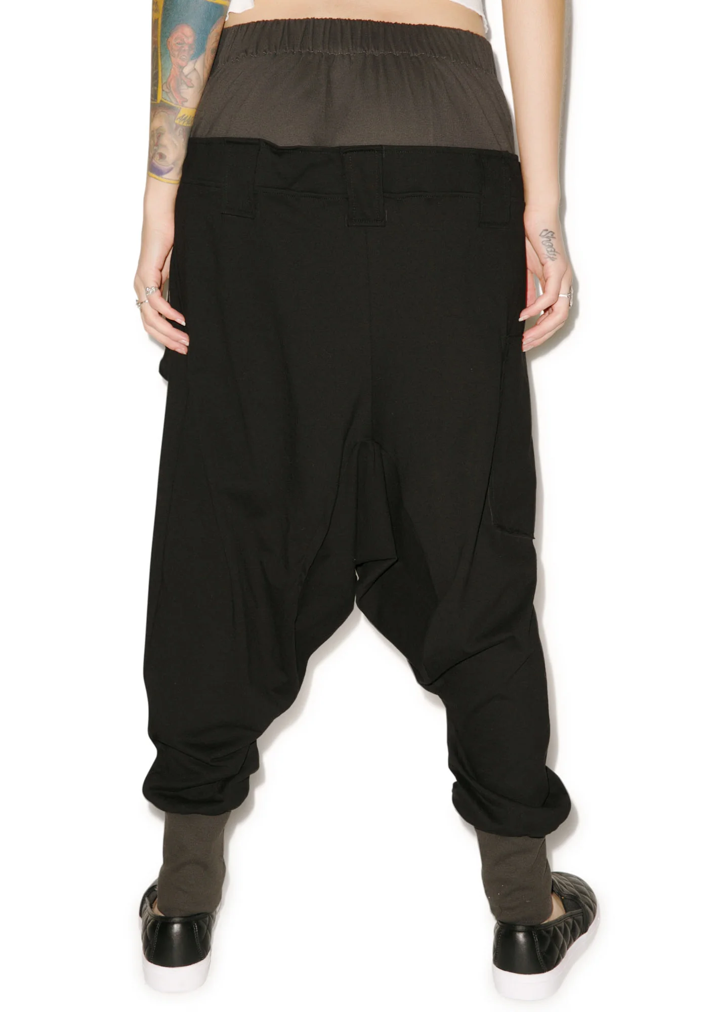 Rust Drop Crotch Pants - Image 9